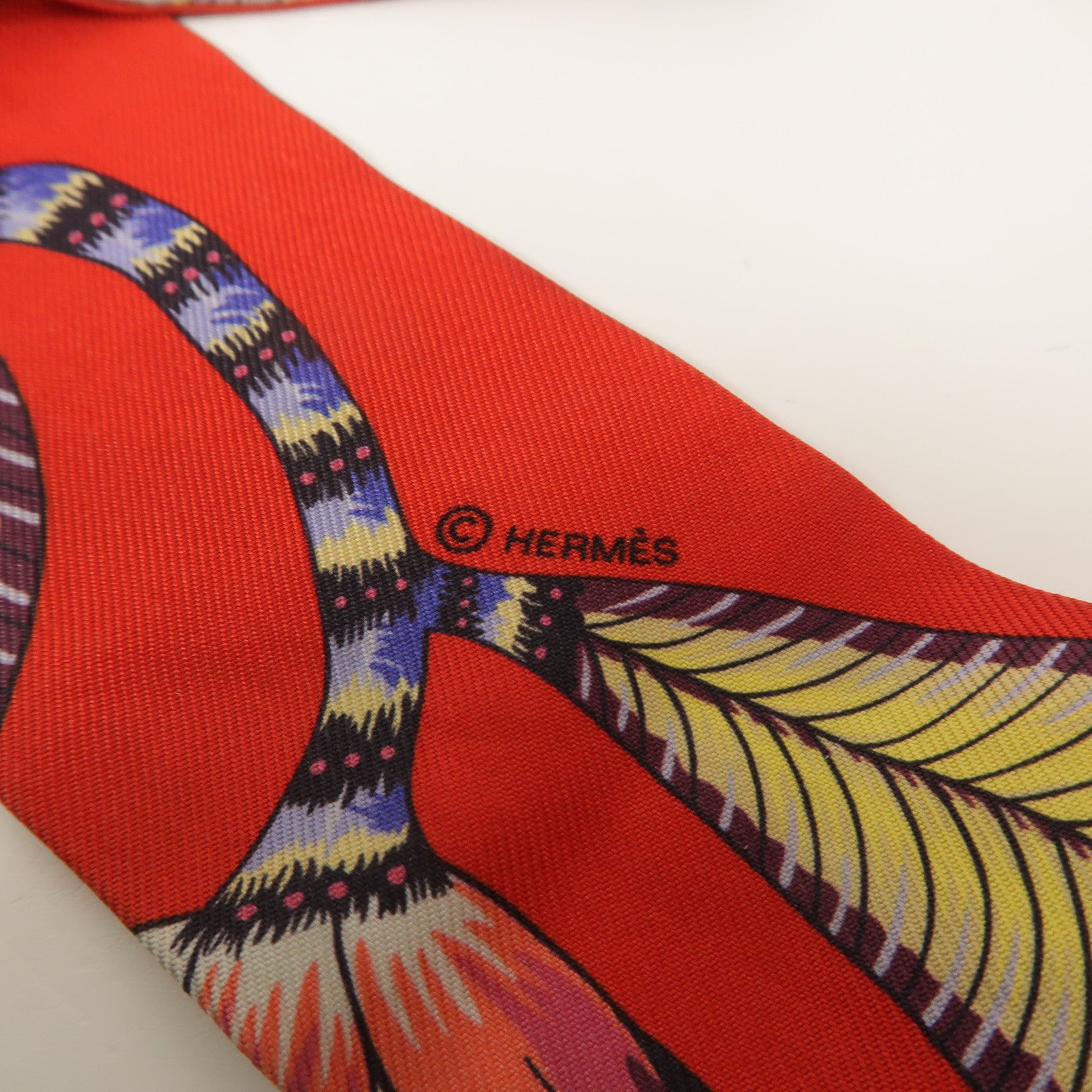 HERMES 絲質Twilly絲巾