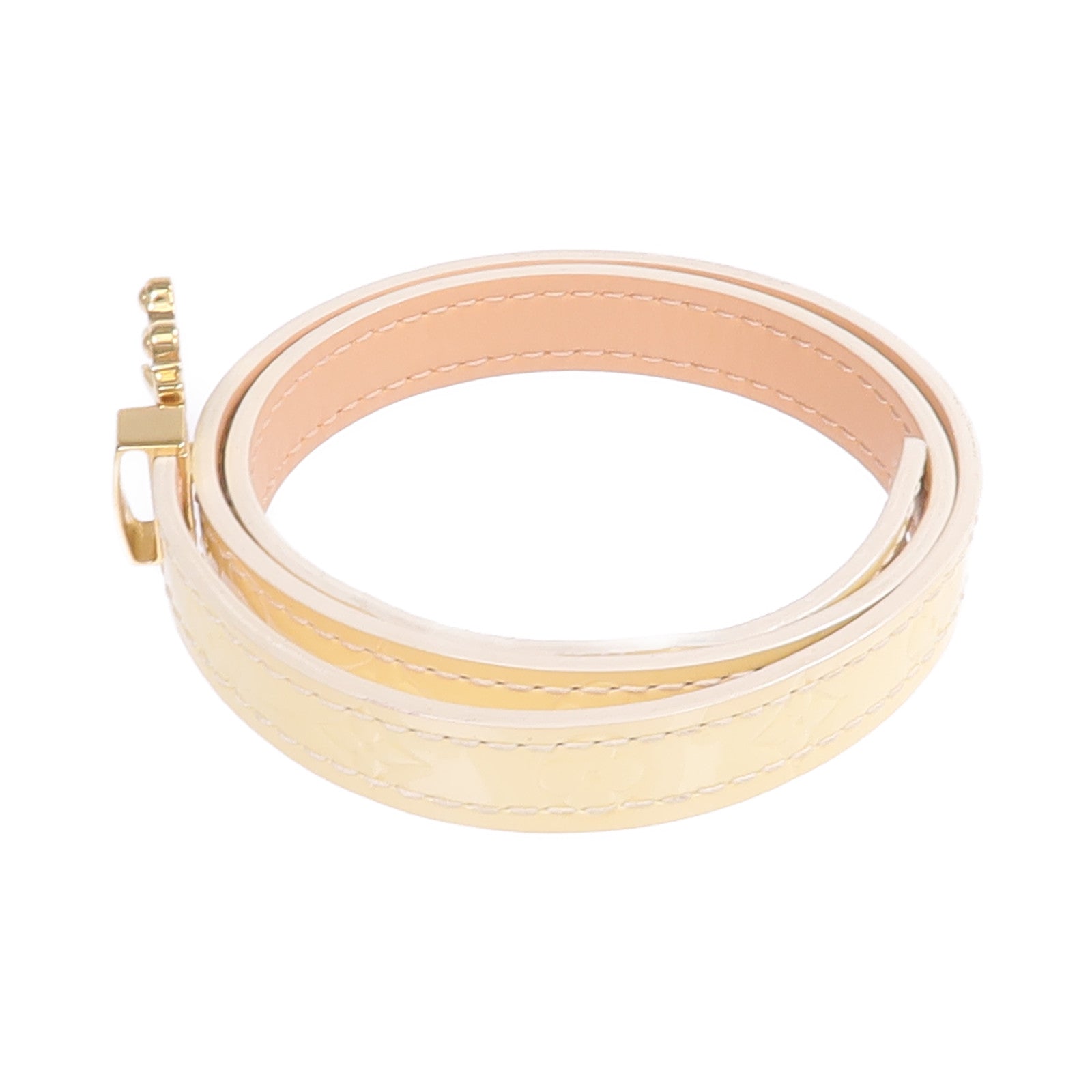 LOUIS VUITTON 【激減優惠】Monogram Vernis Triple Tour Bracelet金扣手帶