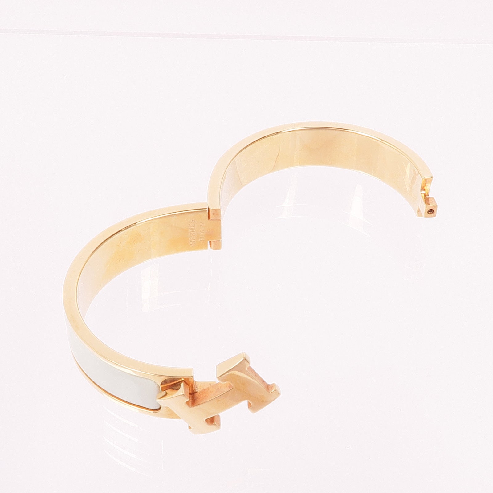 HERMES 琺瑯/金屬Clic H手鐲