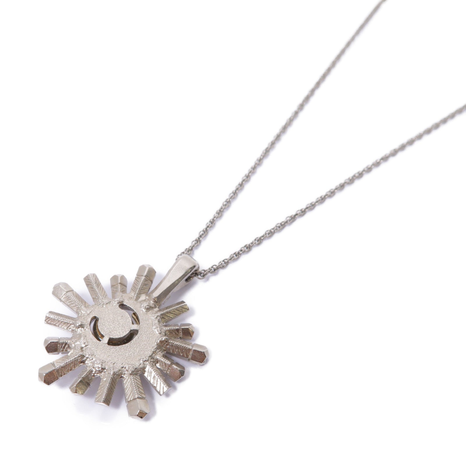 CHANEL 【激減優惠】PVC/金屬Necklace項鍊銀色