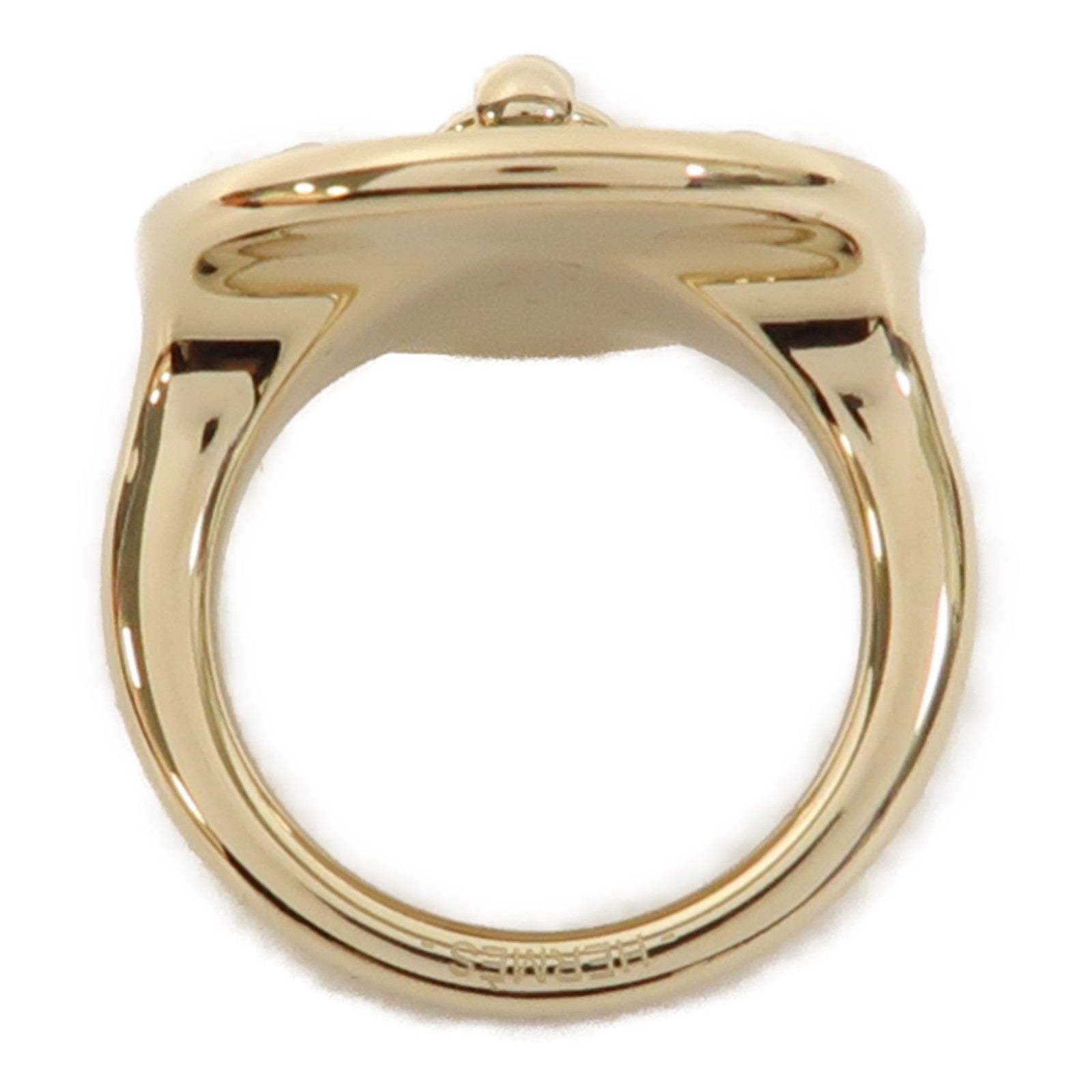 HERMES 金屬Collier De Chien Scarf Ring絲巾扣金色