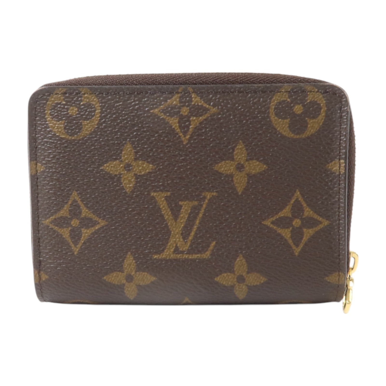 LOUIS VUITTON Monogram Reverse Lou Wallet金扣錢包