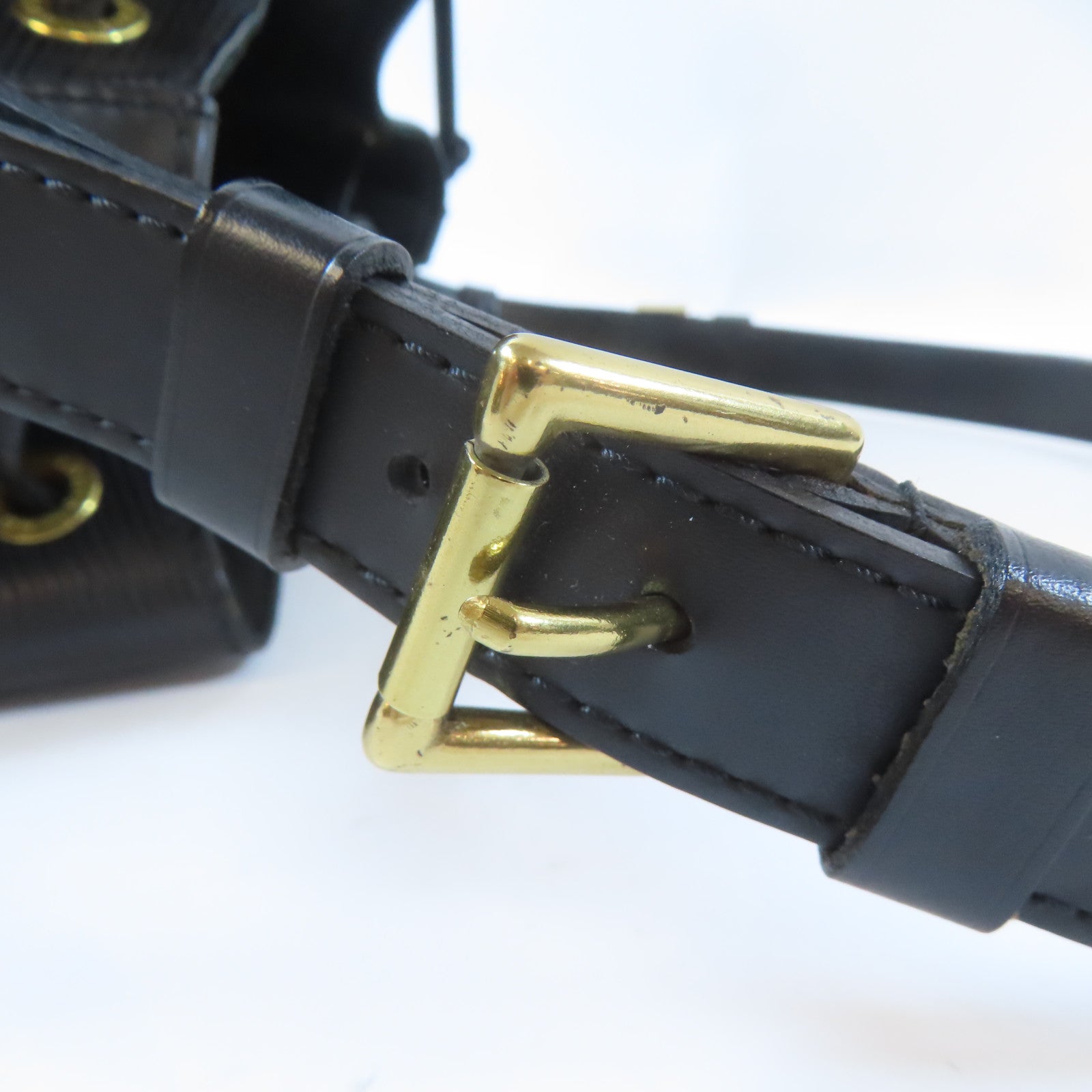 LOUIS VUITTON Epi Noe金扣肩背袋黑色