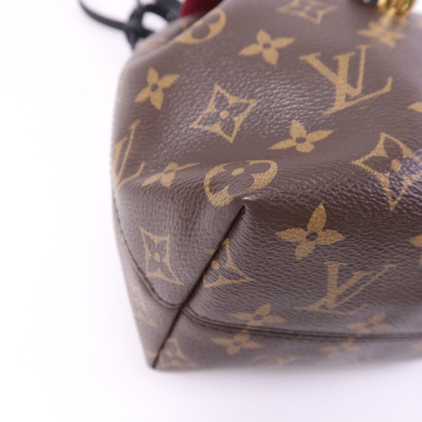 LOUIS VUITTON Monogram Montsouris BB金扣背包