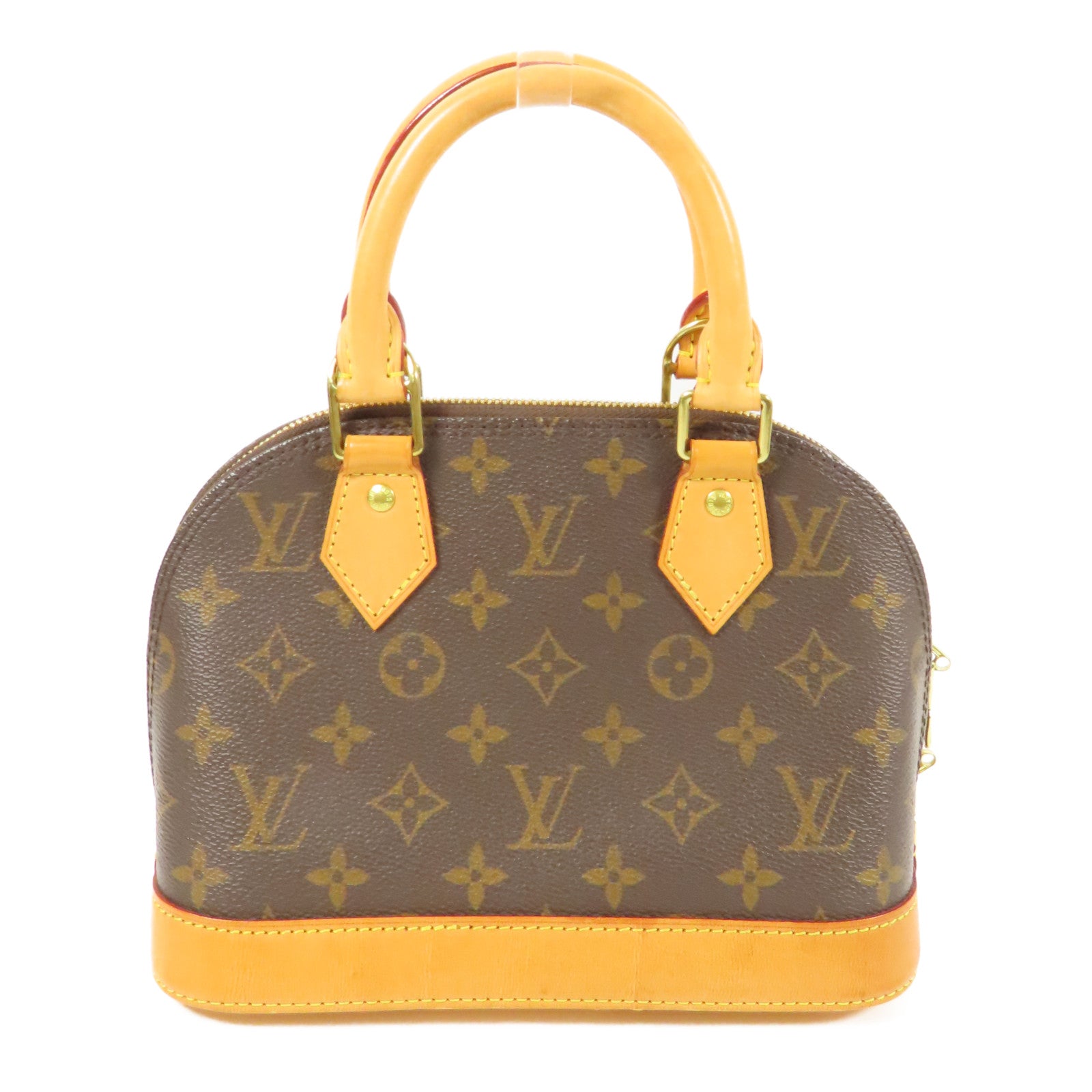 LOUIS VUITTON LV GHW Alma BB 2 Way Shoulder Bag Handbag 53152 Monogram Brown
