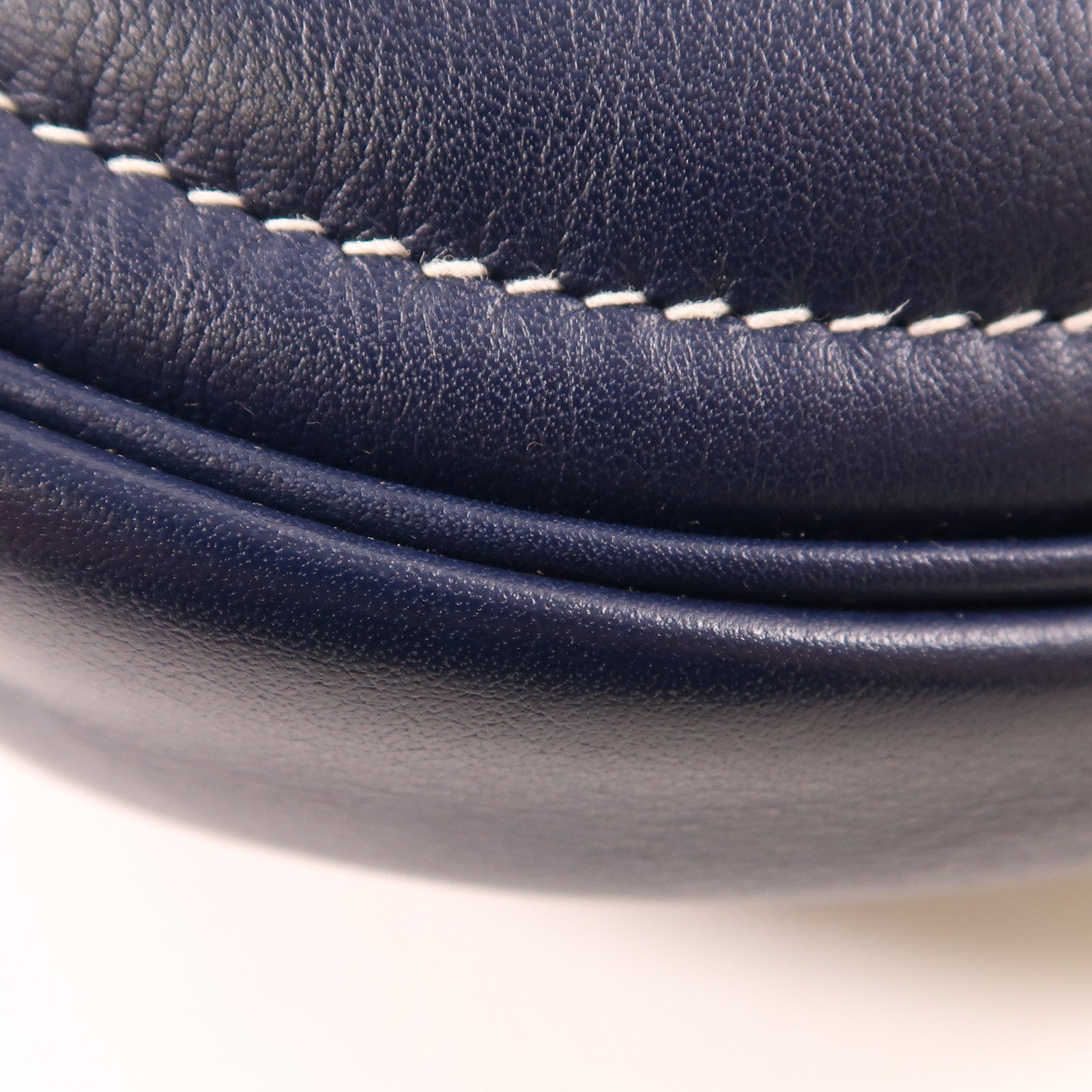 HERMES PHW In The Loop Belt Bag Swift Leather Navy