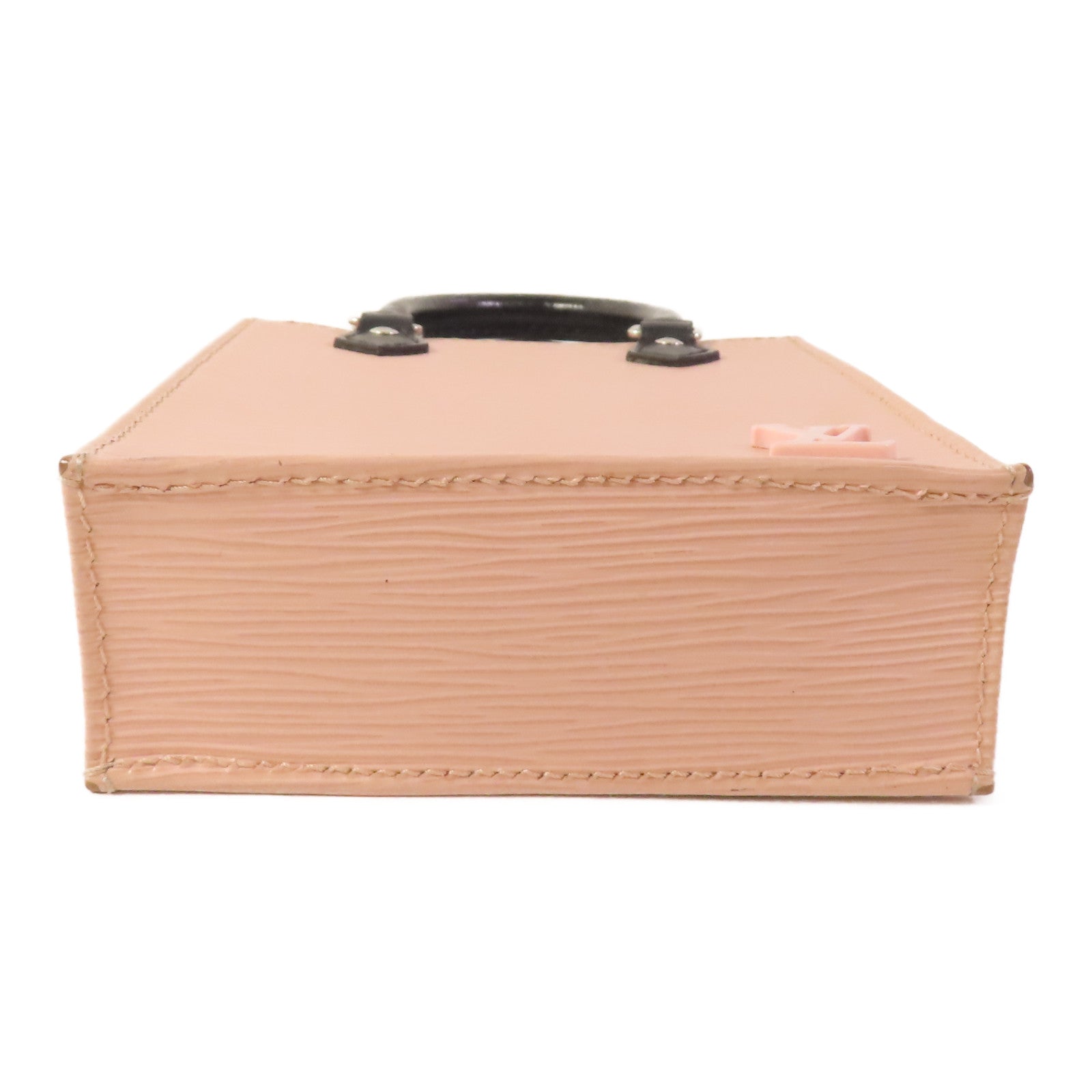 LOUIS VUITTON Epi Petit Sac Plat銀扣手挽肩背兩用袋