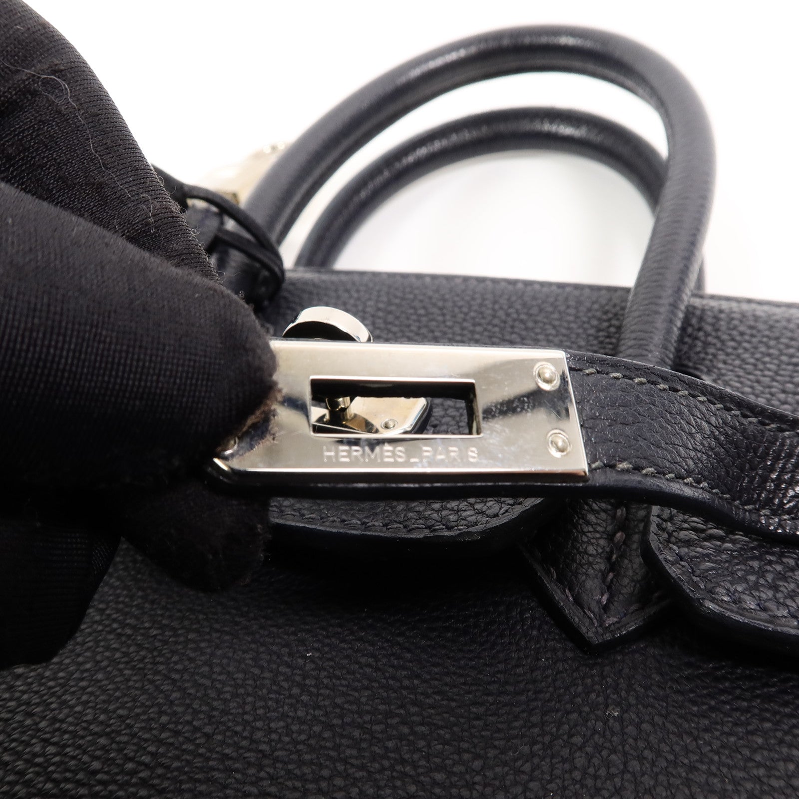 HERMES Togo皮革Birkin 25手挽袋Bleu Indigo