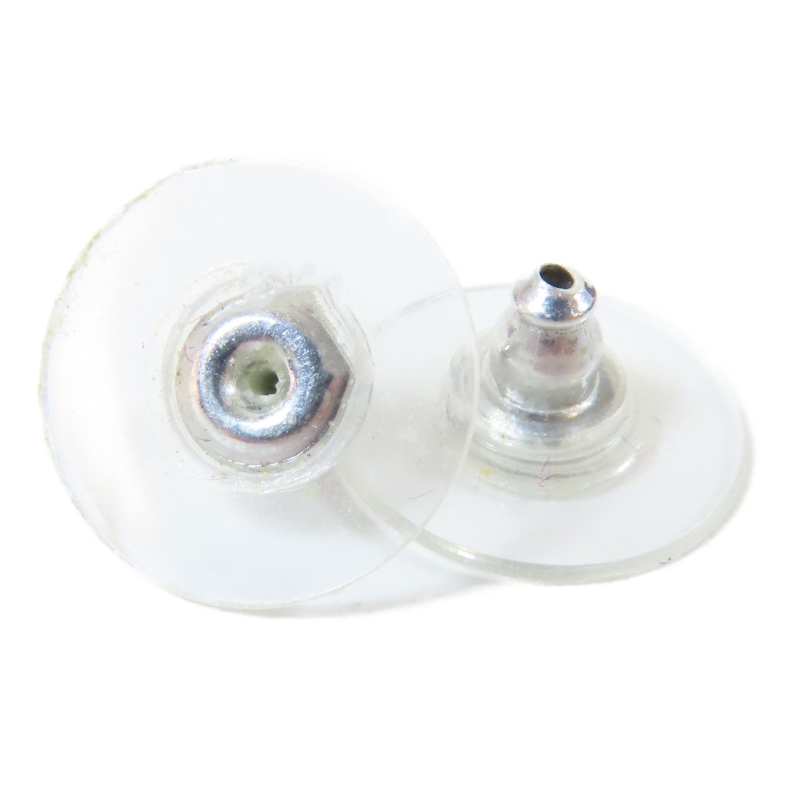CHANEL PVC/金屬Earrings耳環銀色