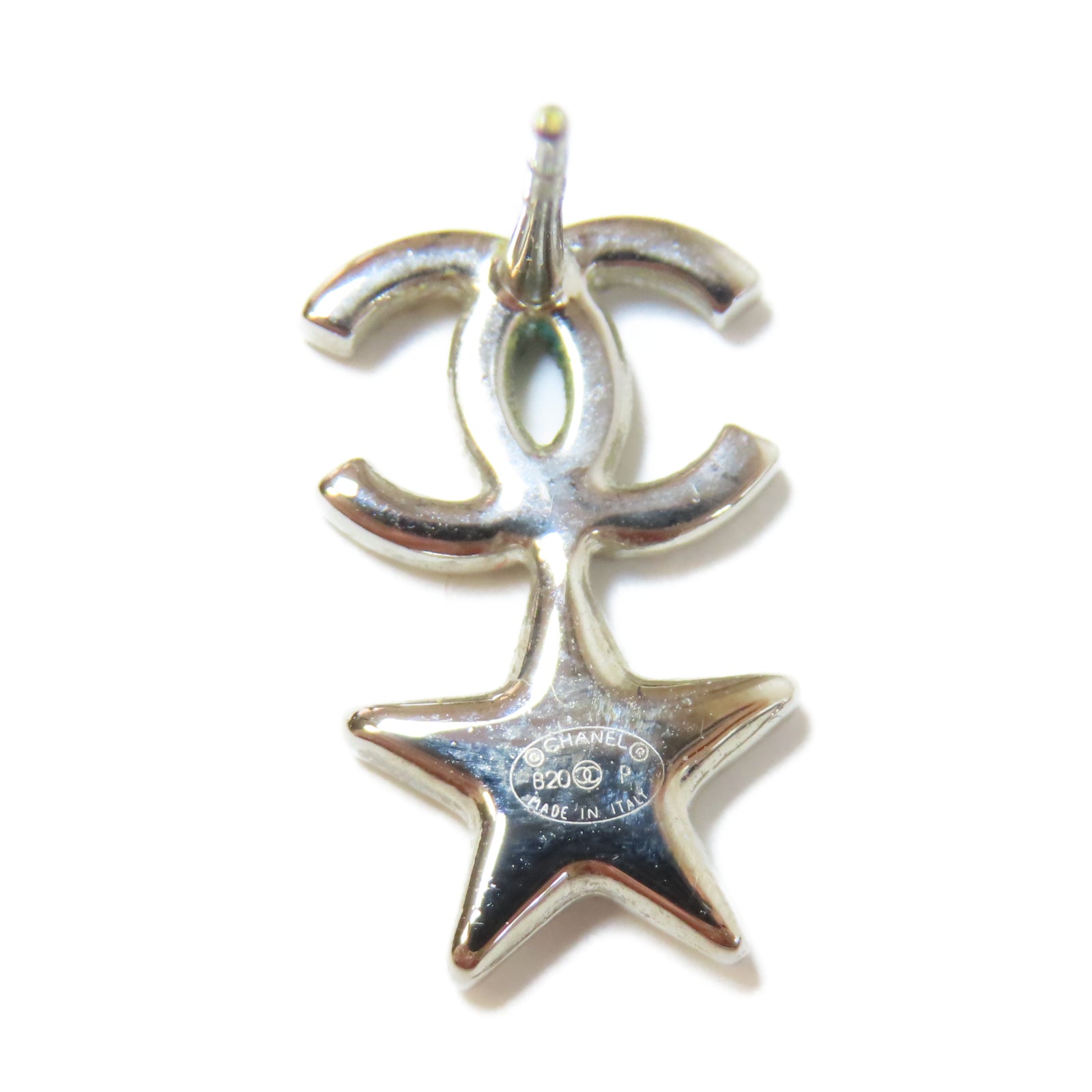 CHANEL PVC/金屬Earrings耳環銀色