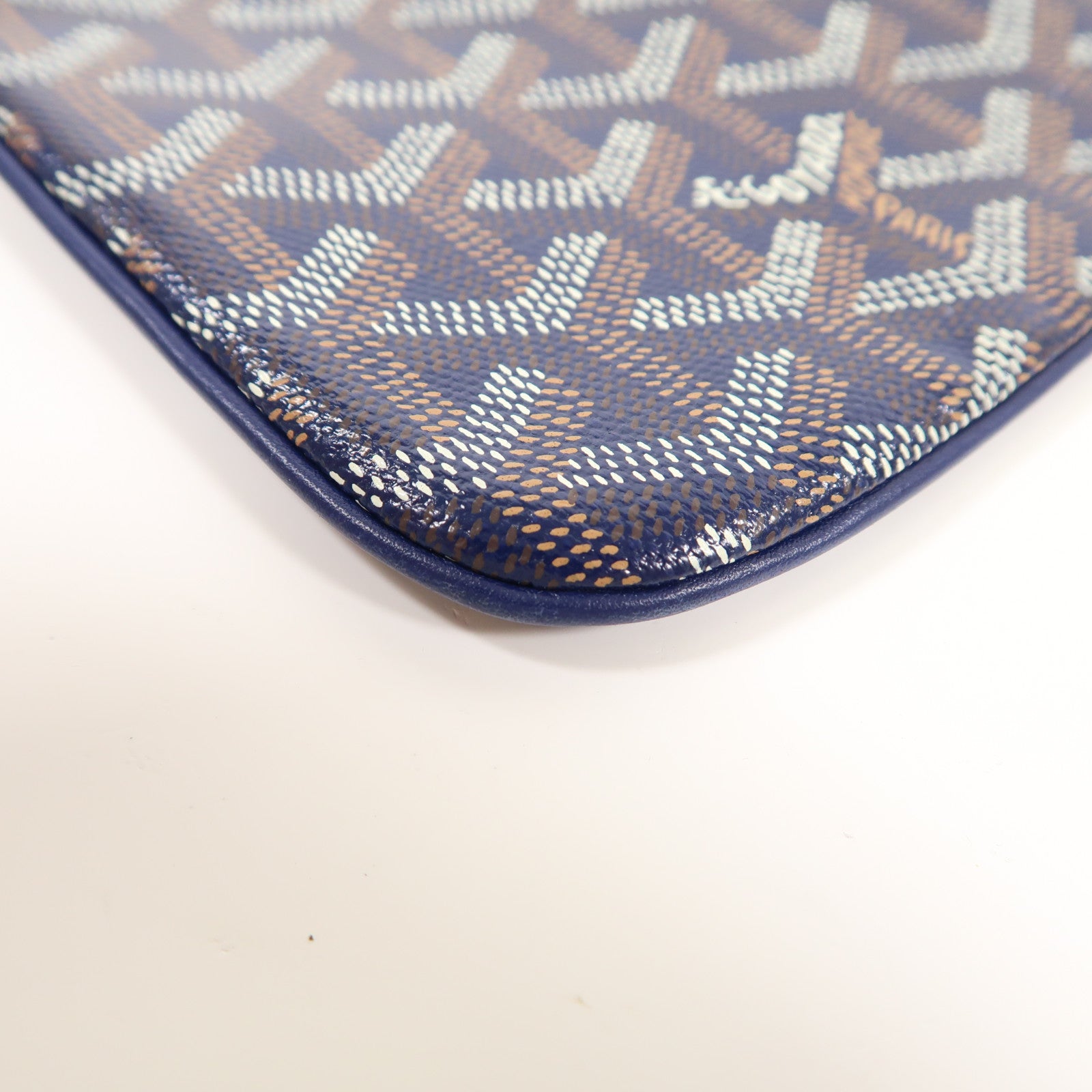 GOYARD 塗層帆布Senat Clutch銀扣手拿包