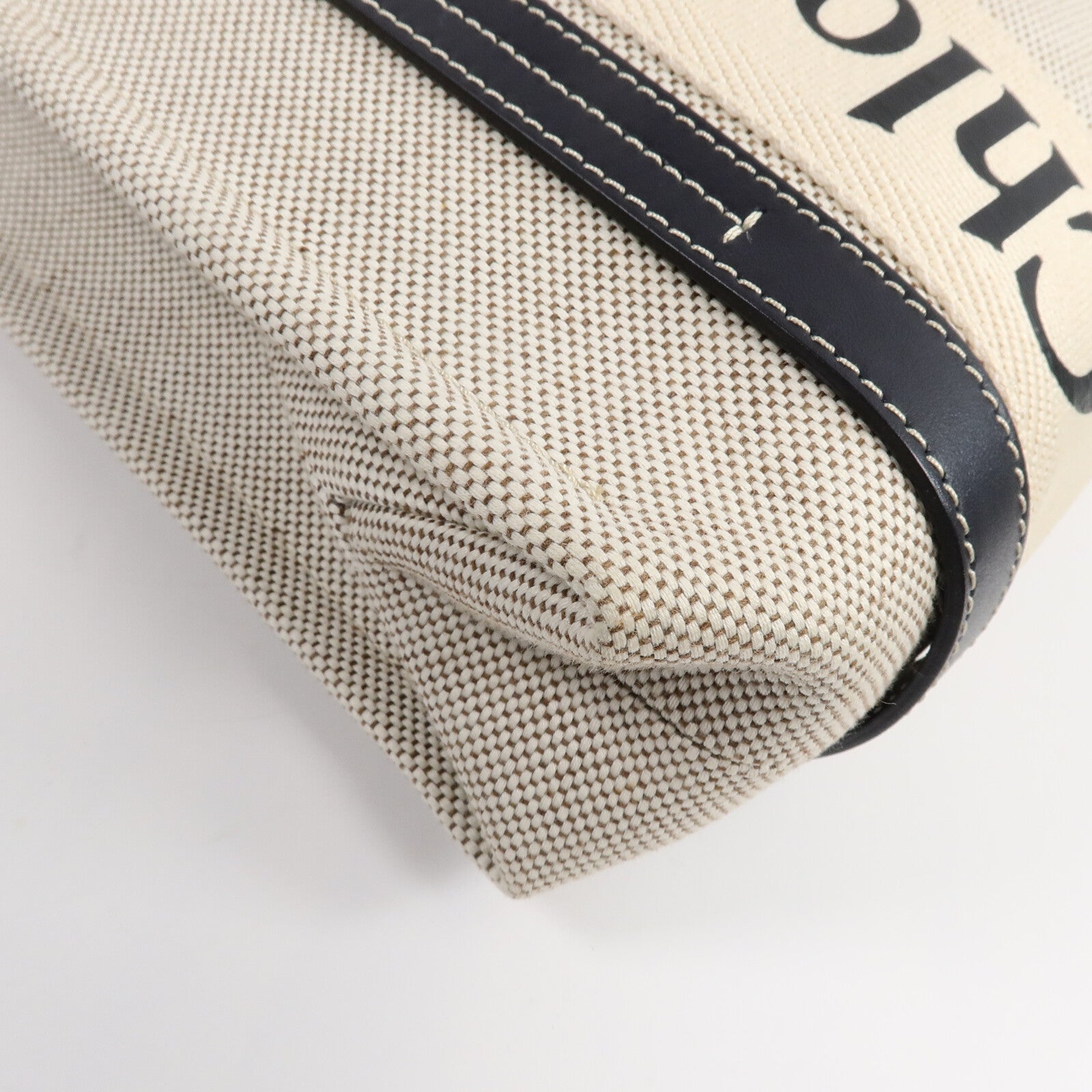 Chloe 帆布Woody Small Tote Bag手挽肩背兩用袋