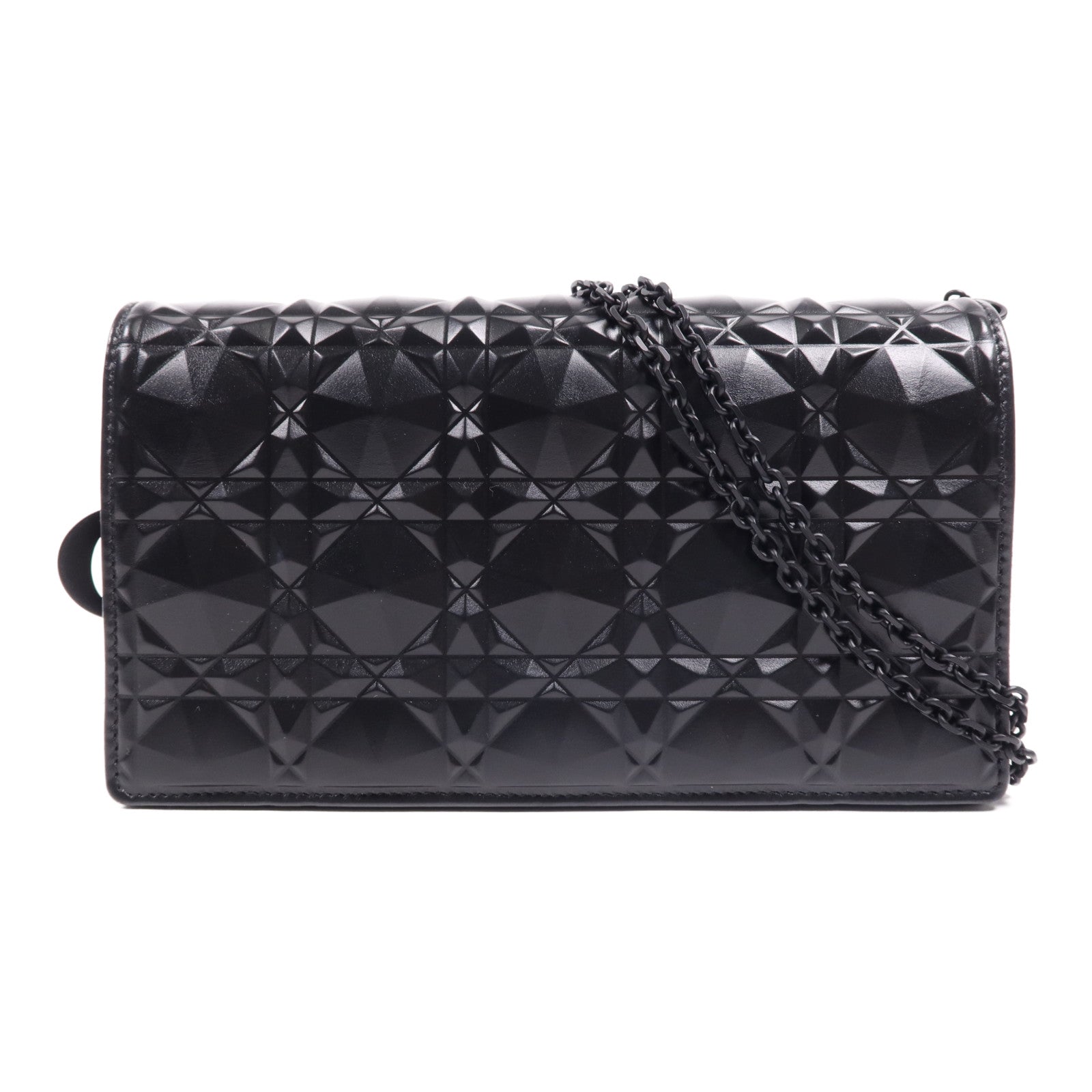 Dior 牛皮皮革Lady Wallet On Chain鏈帶肩背袋