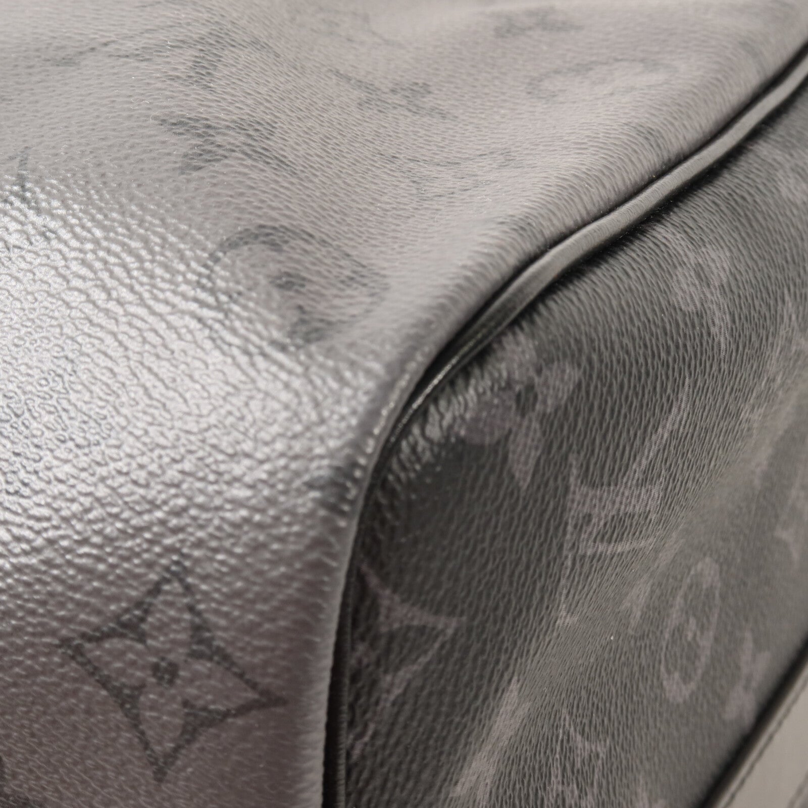 LOUIS VUITTON Monogram Eclipse Keepall Bandouliere 50手挽肩背兩用袋