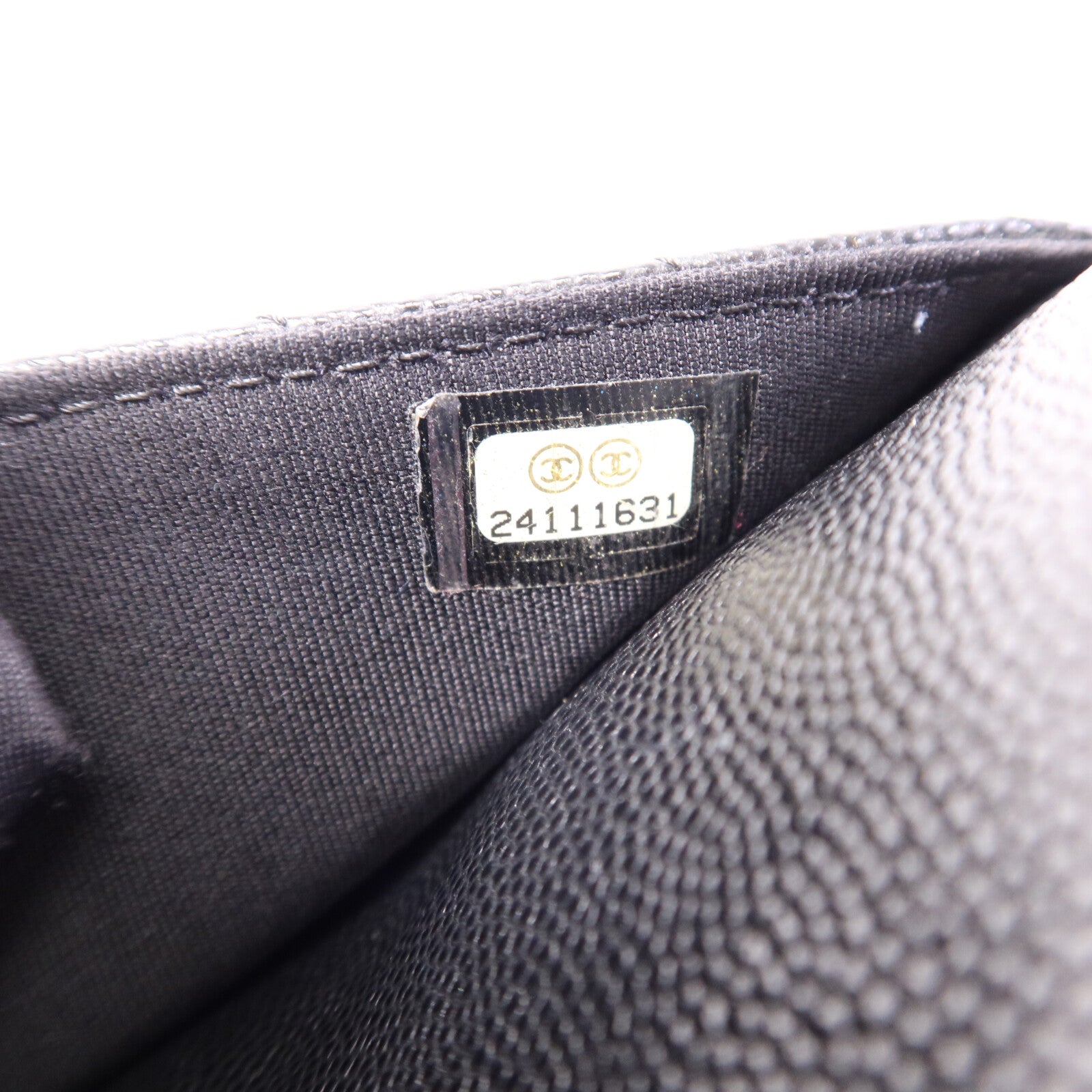 CHANEL 牛皮皮革WOC Wallet On Chain銀扣鏈帶肩背袋