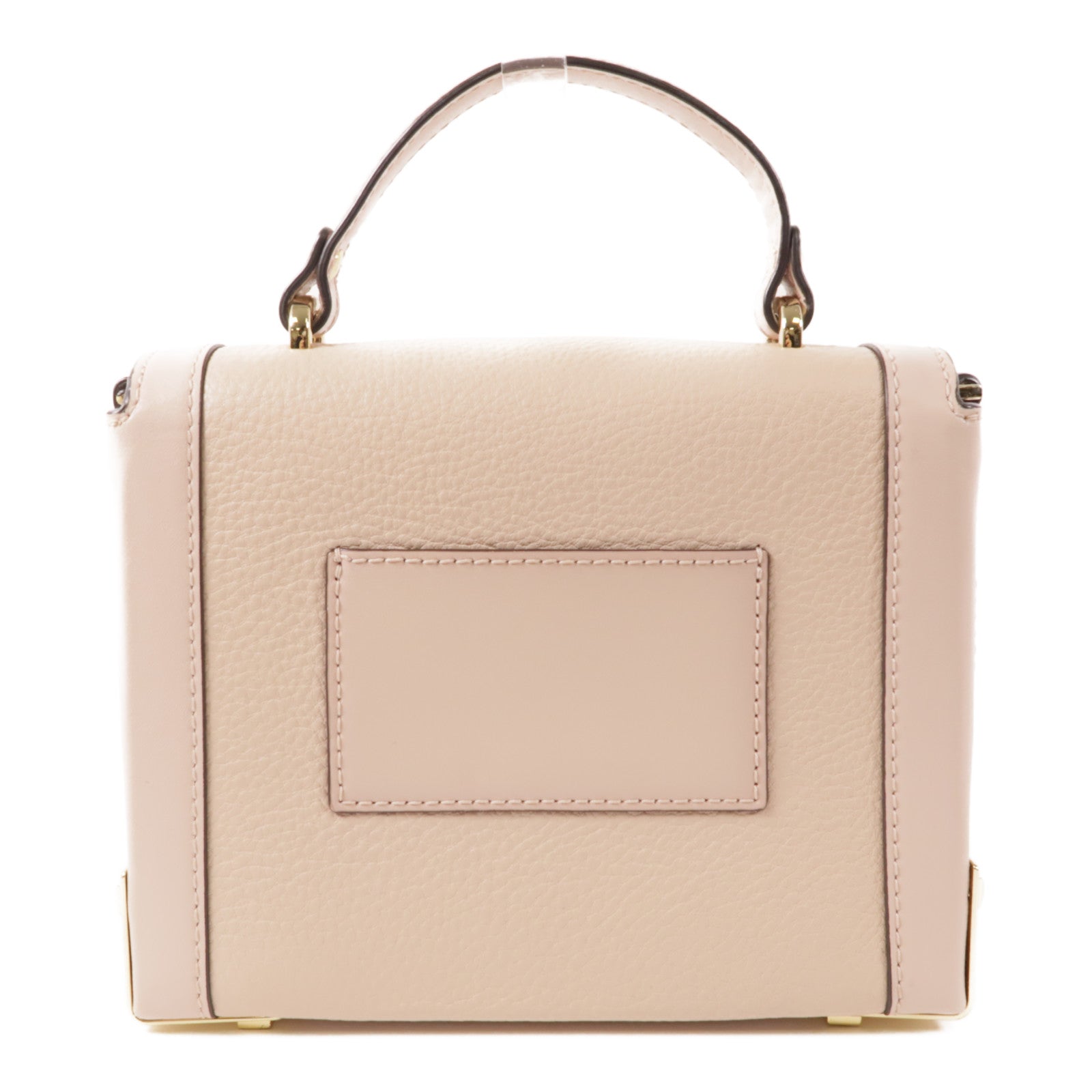 Michael Kors 牛皮皮革Hand Bag金扣手挽肩背兩用袋