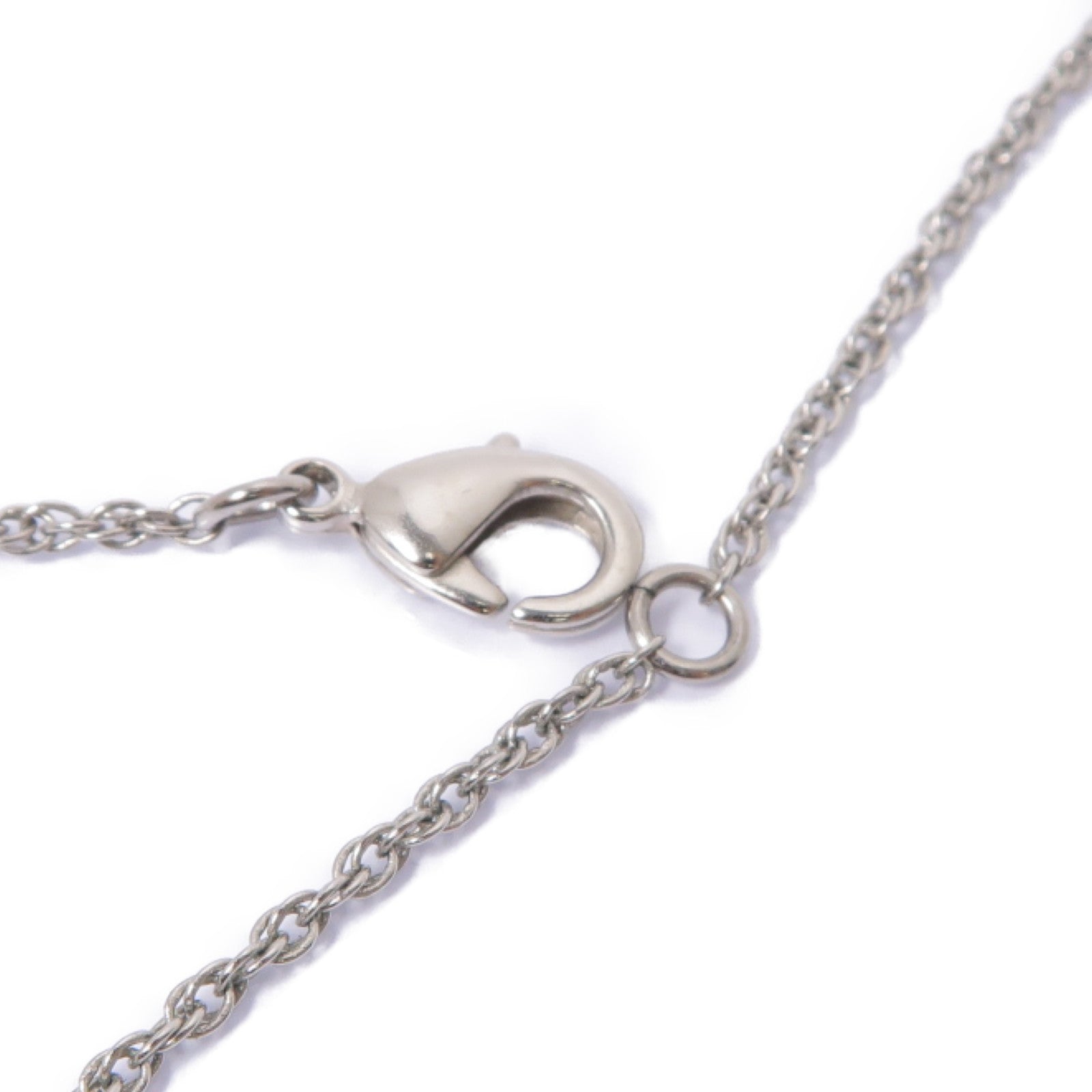 CHANEL 【激減優惠】PVC/金屬Necklace項鍊銀色
