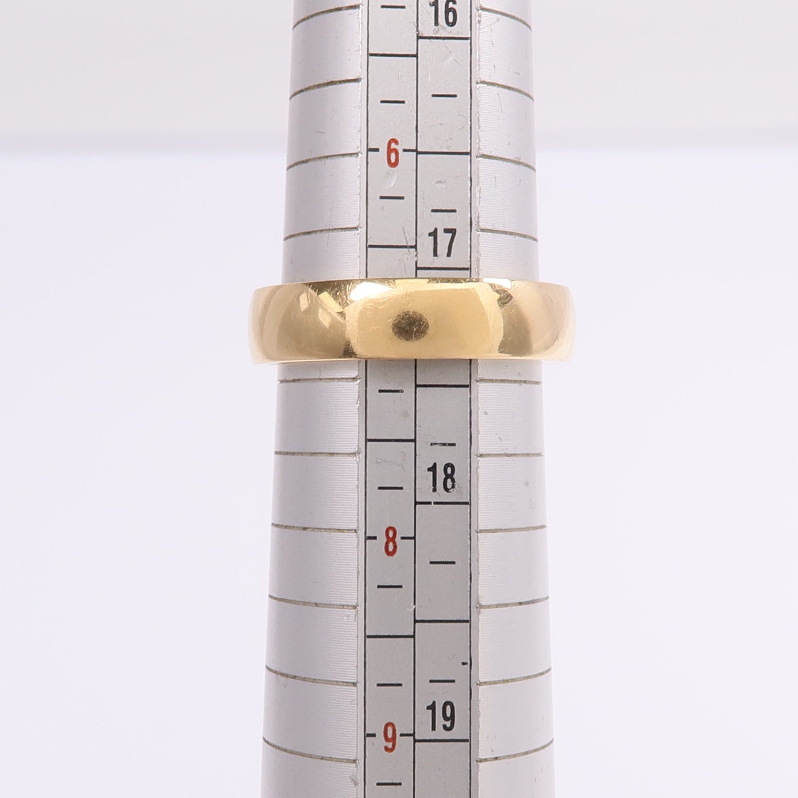 CARTIER 18K黃金2C Diamond Ring鑽石戒指Cartier#54/US#6.75