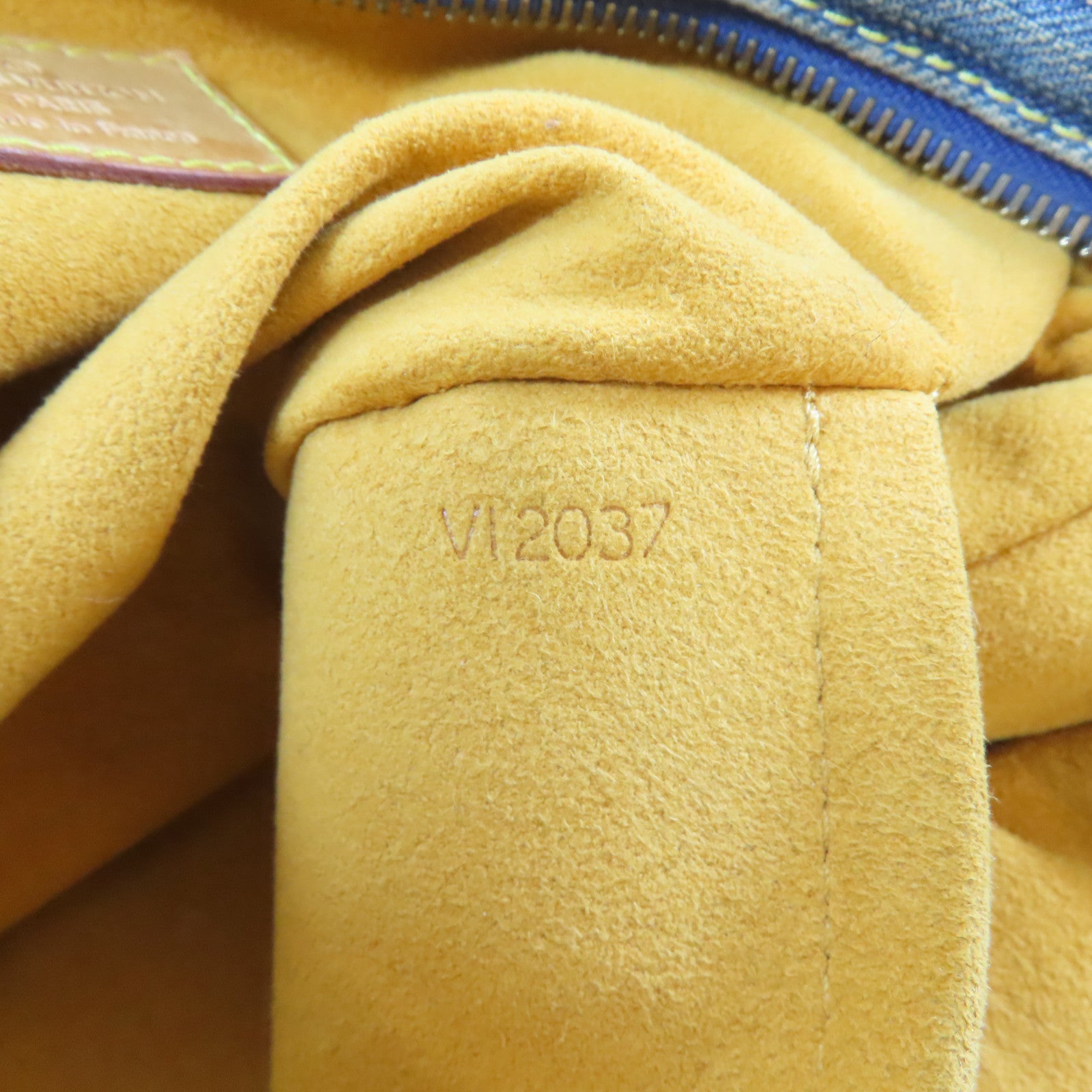 LOUIS VUITTON Monogram Denim Neo Cabby MM金扣手挽肩背兩用袋藍色