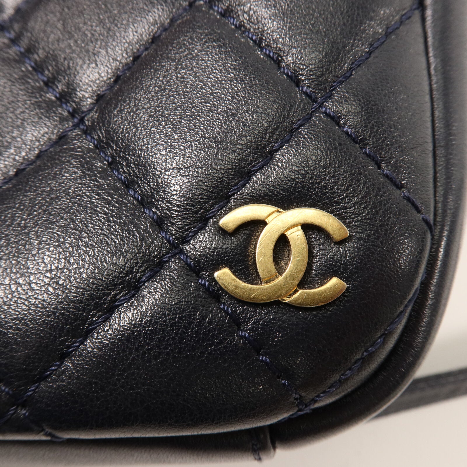 CHANEL 羊皮皮革Chain Shoulder鏈帶肩背袋