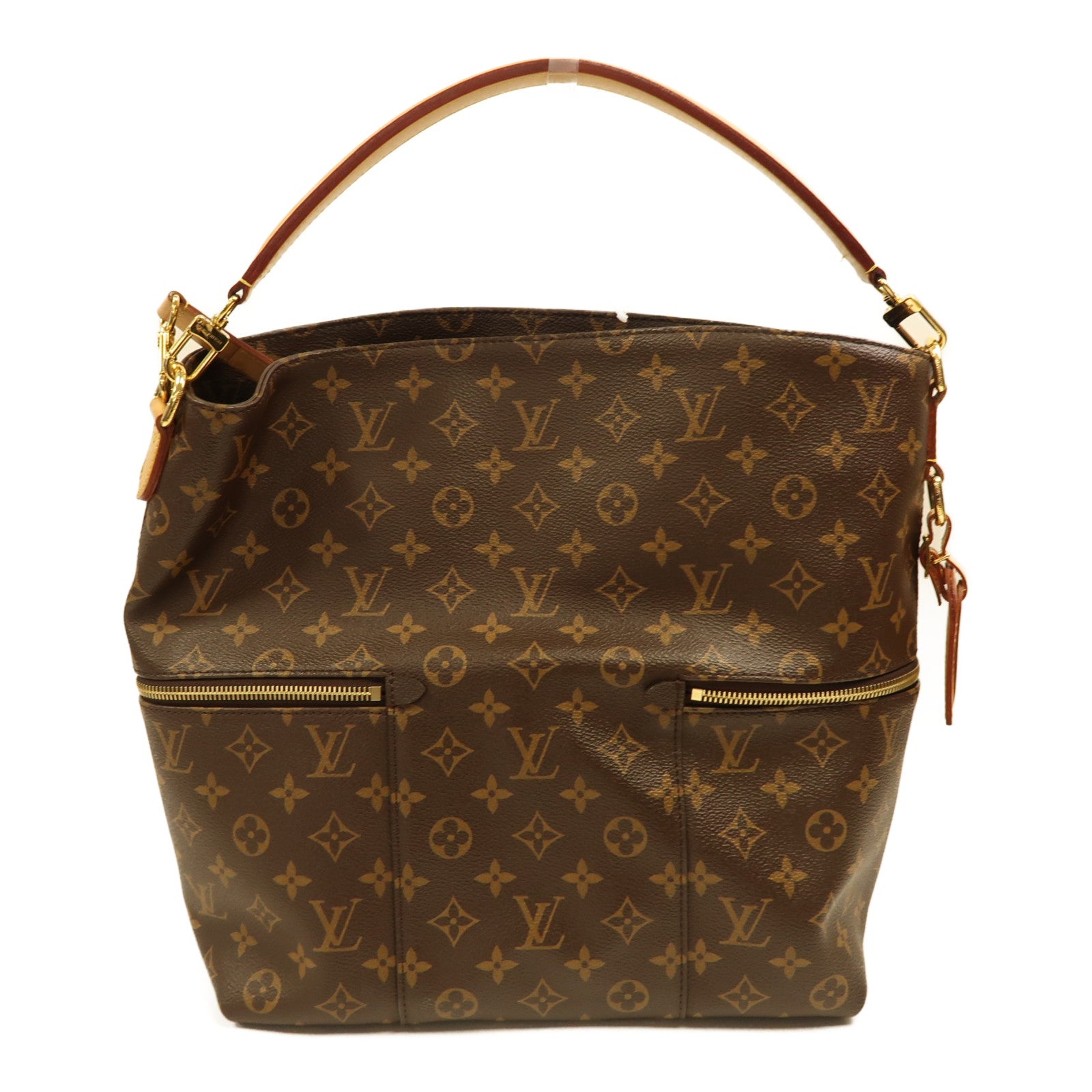 LOUIS VUITTON LV GHW Melie 2 Way Shoulder Bag Handbag M41544 Monogram Brown