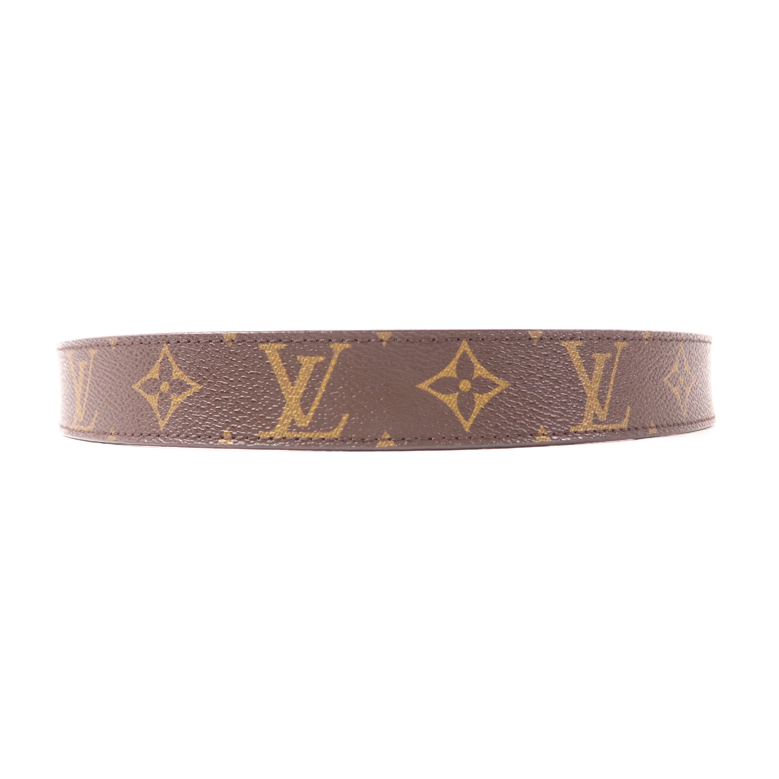 LOUIS VUITTON Monogram Belt金扣皮帶