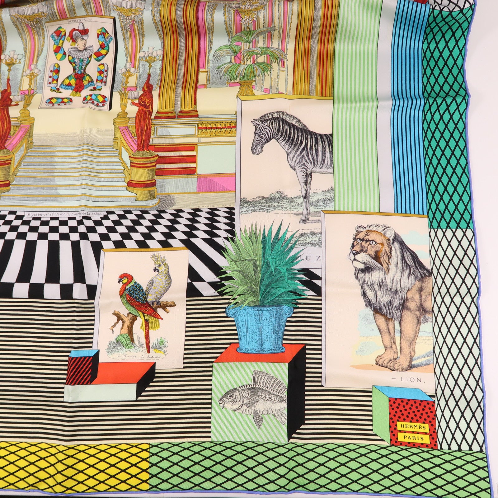 HERMES 絲質Scarf 90X90絲巾