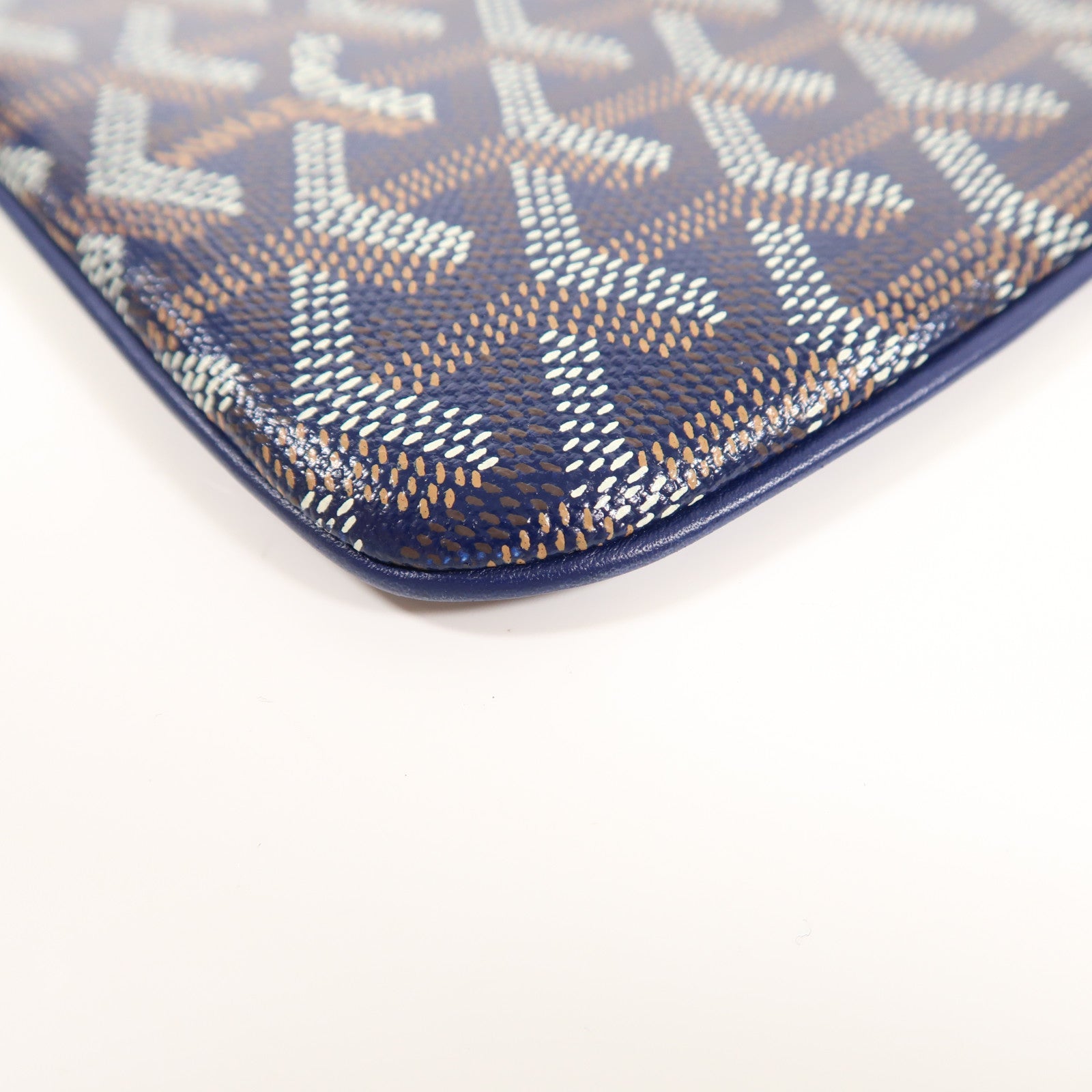 GOYARD 塗層帆布Senat Clutch銀扣手拿包