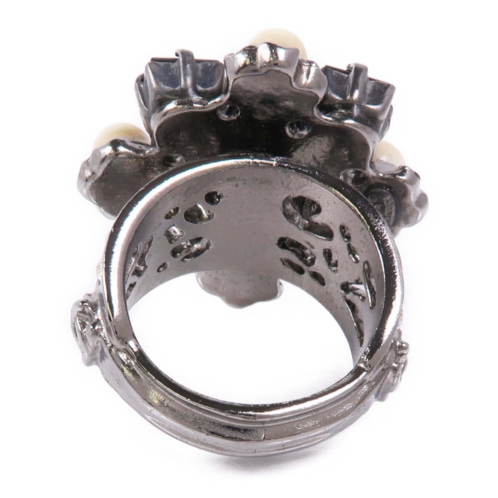 CHANEL CC Ring Metal US#6.25
