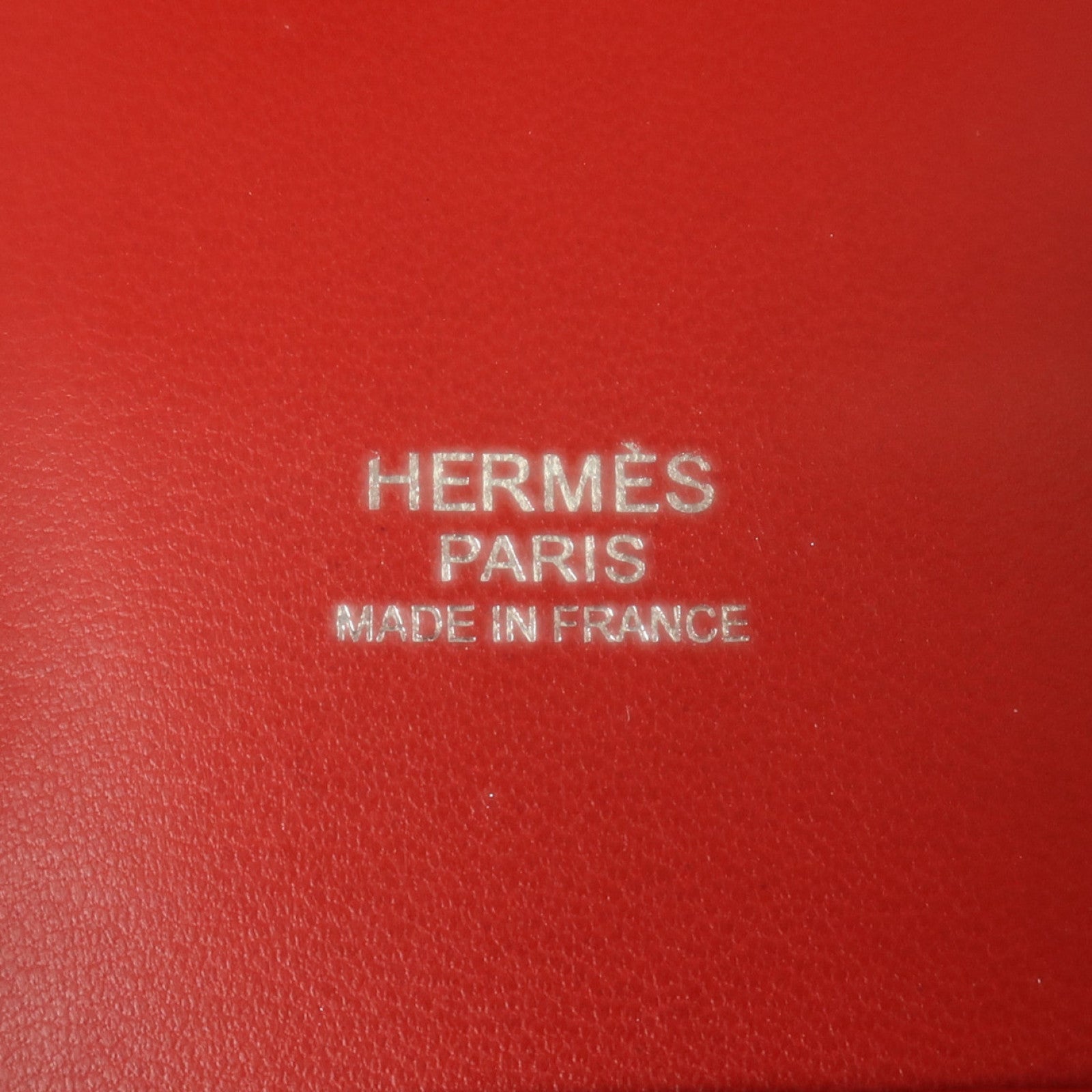 HERMES Evercolor皮革Sac A Dos GR24銀扣背包Rouge Piment