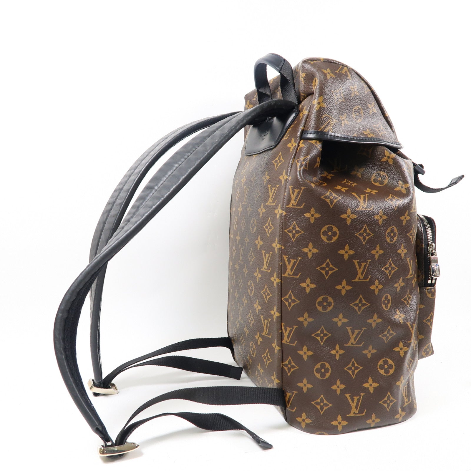 LOUIS VUITTON Monogram Zack Backpack銀扣背包啡色