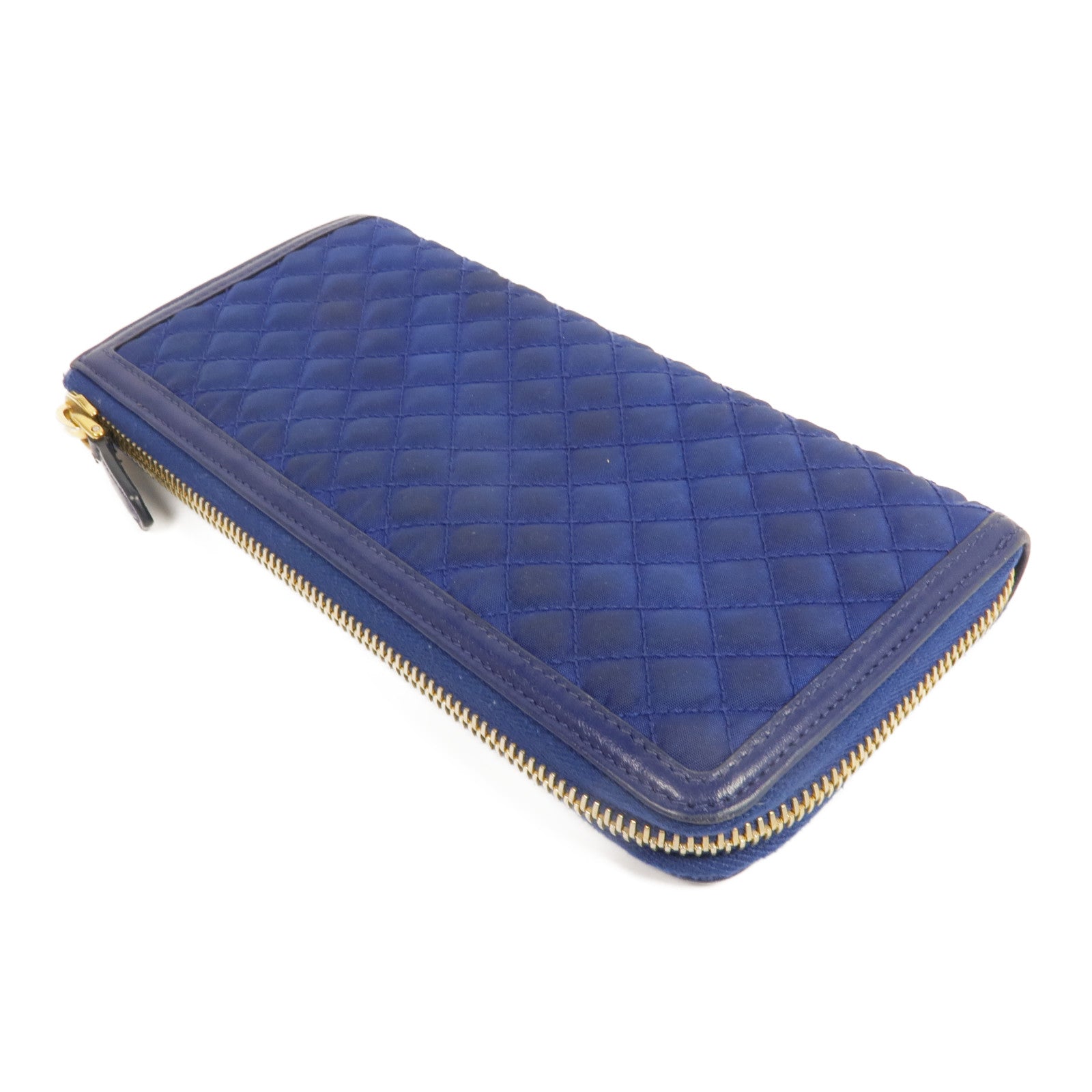 PRADA 尼龍Long Wallet金扣長錢包