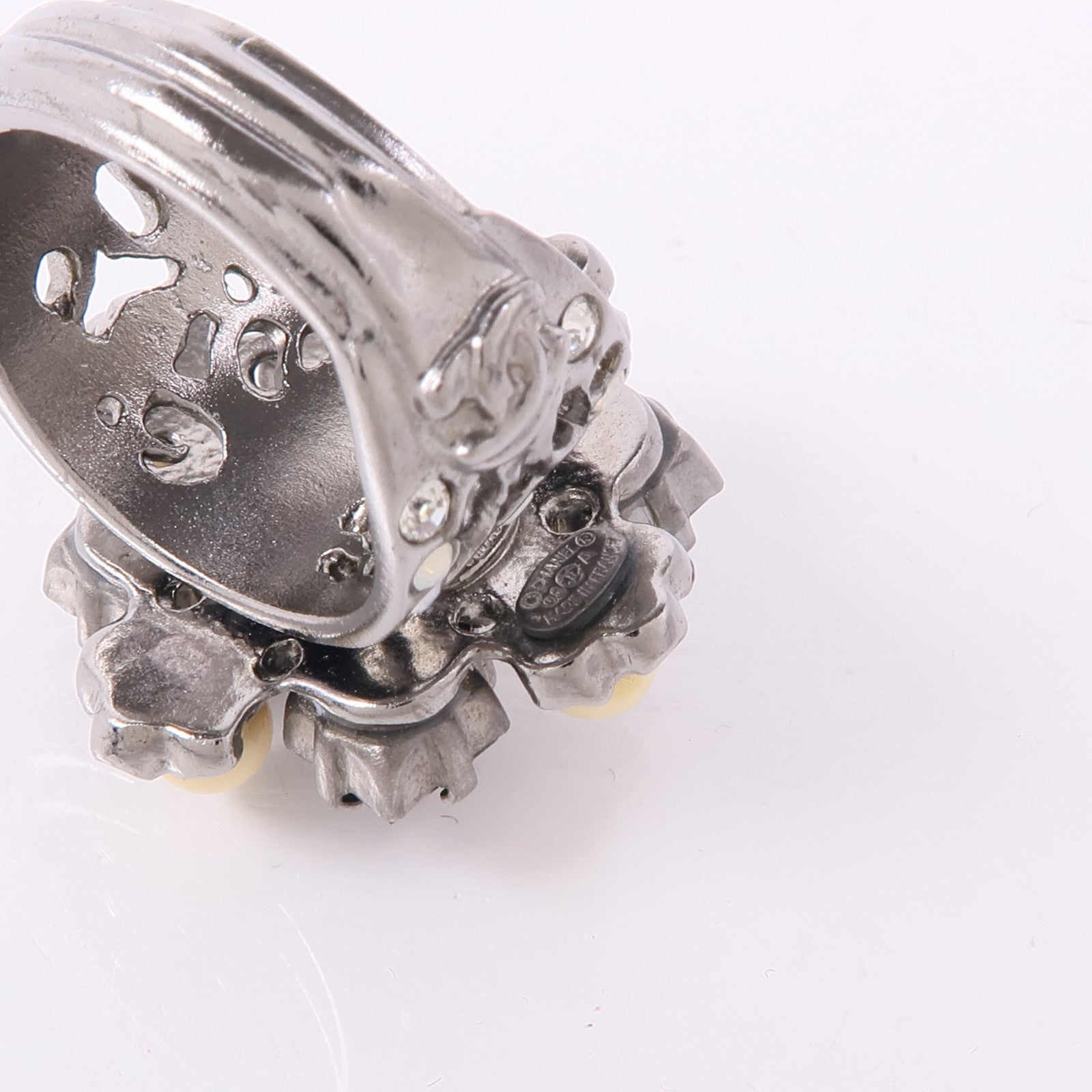 CHANEL CC Ring Metal US#6.25