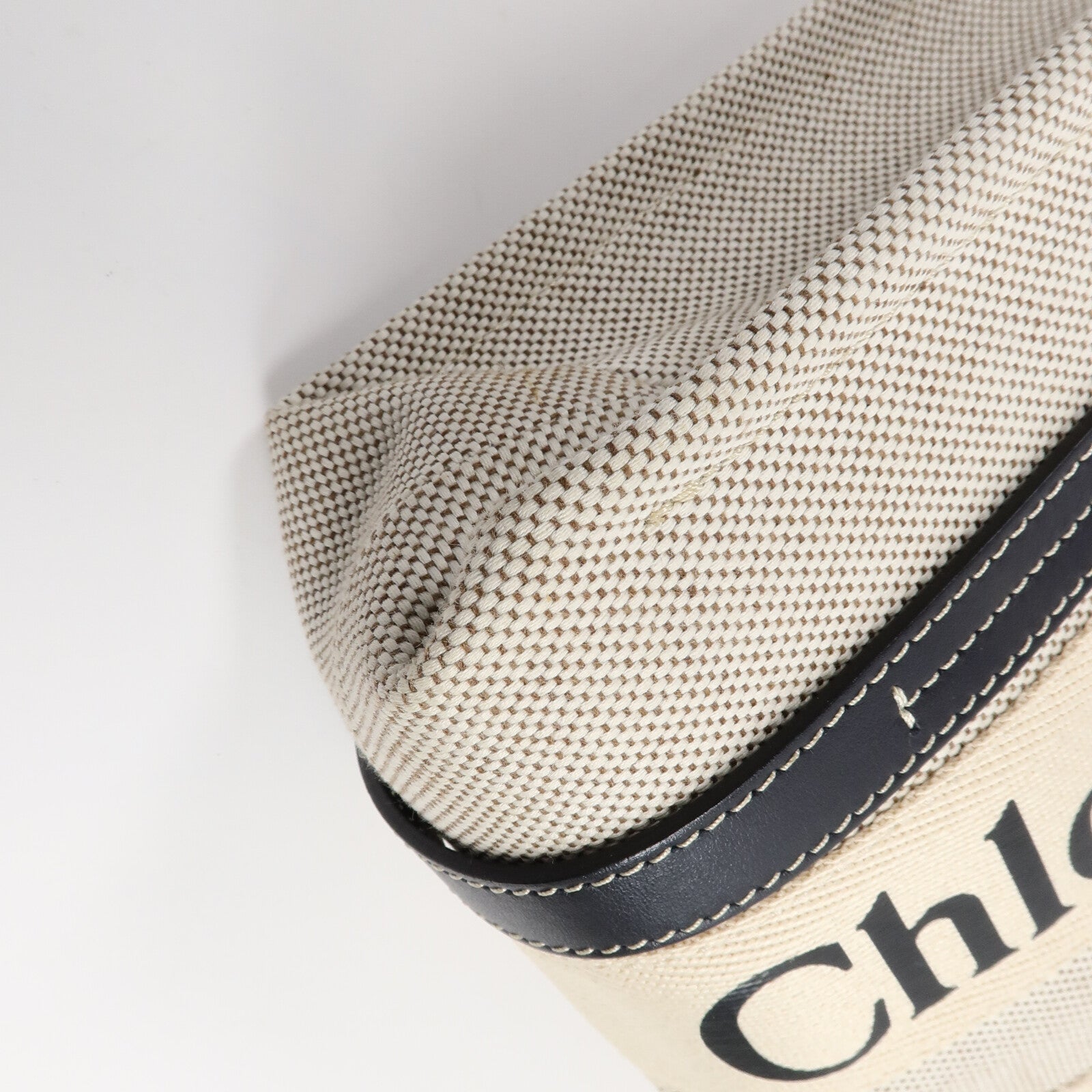 Chloe 帆布Woody Small Tote Bag手挽肩背兩用袋