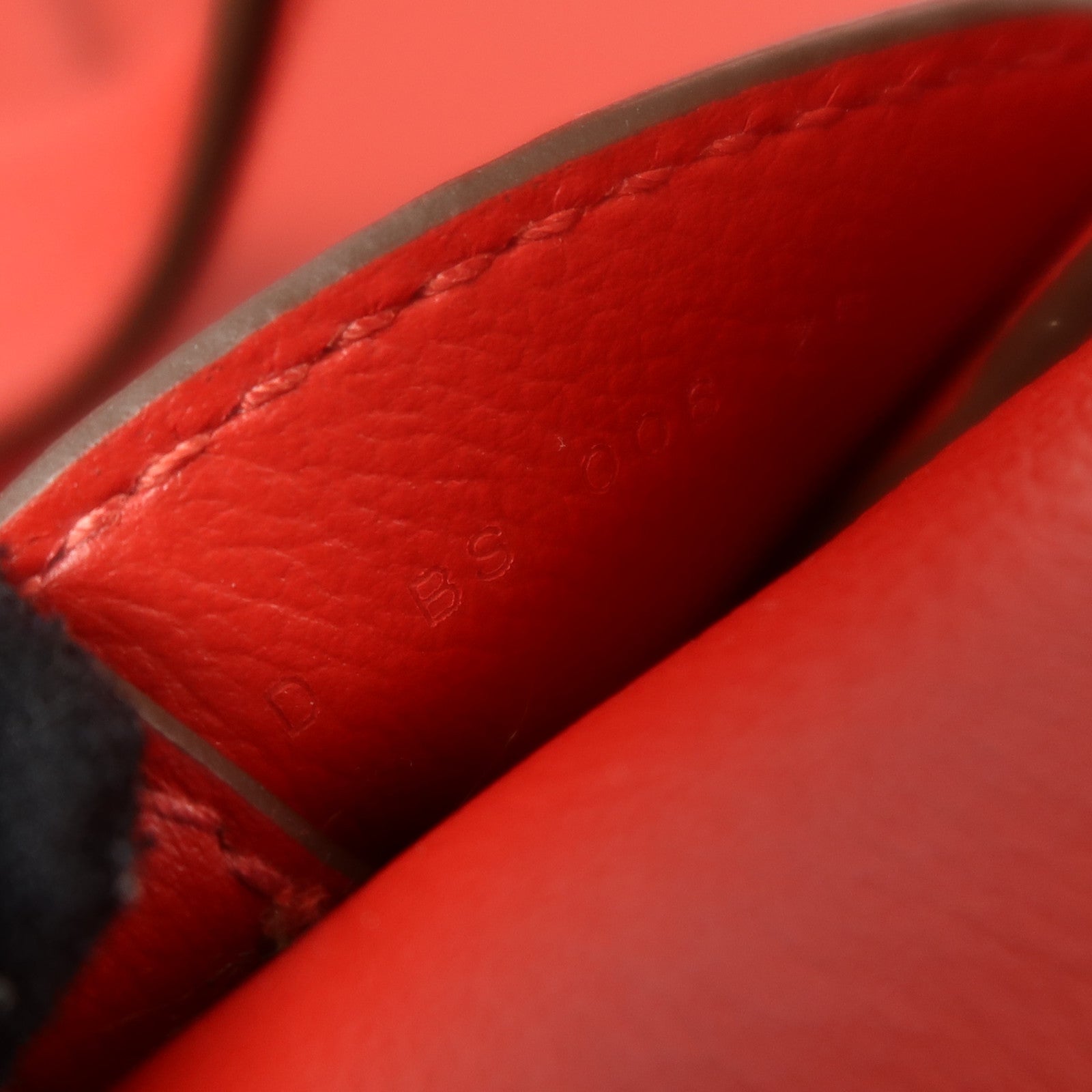 HERMES Evercolor皮革Sac A Dos GR24銀扣背包Rouge Piment