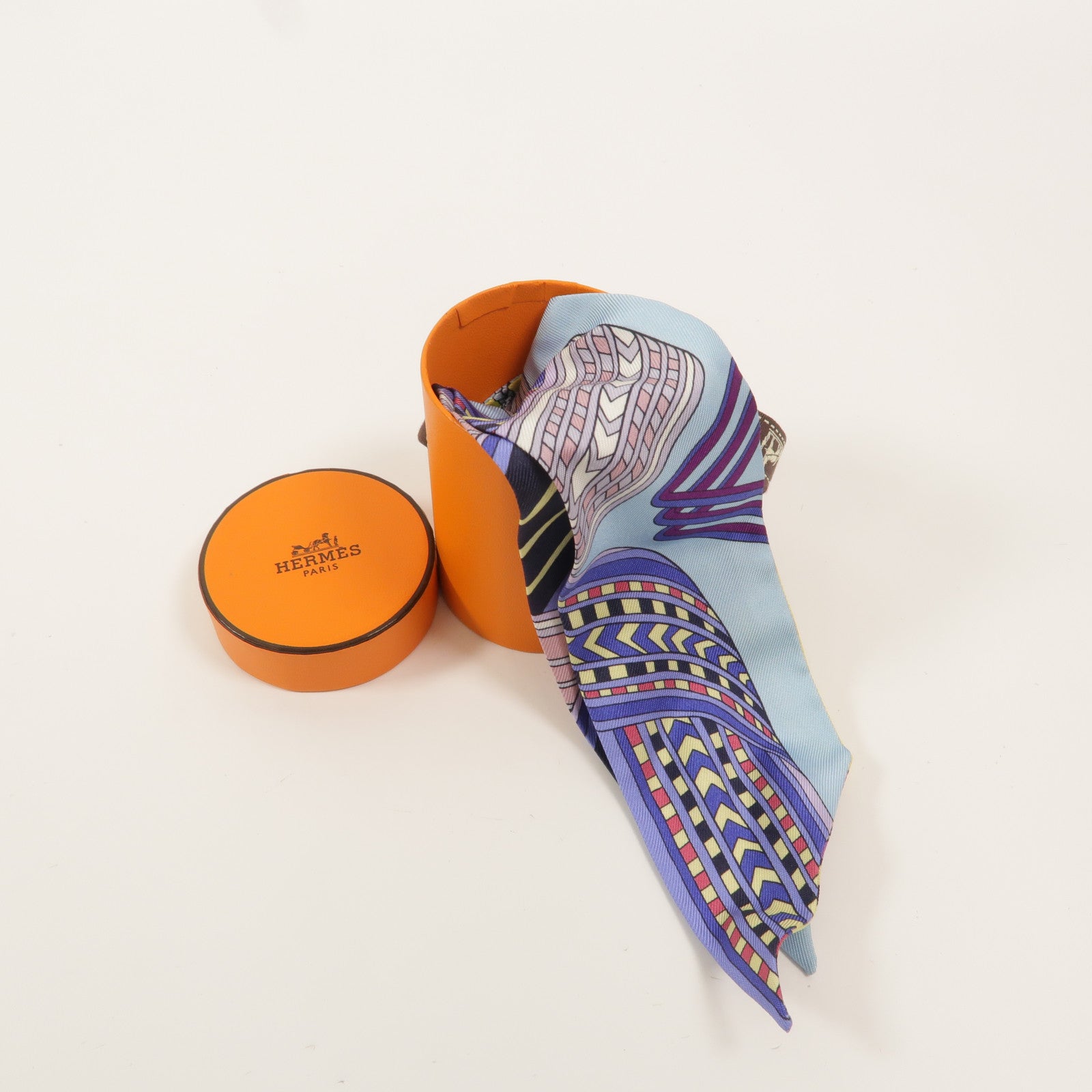 HERMES 絲質Twilly絲巾