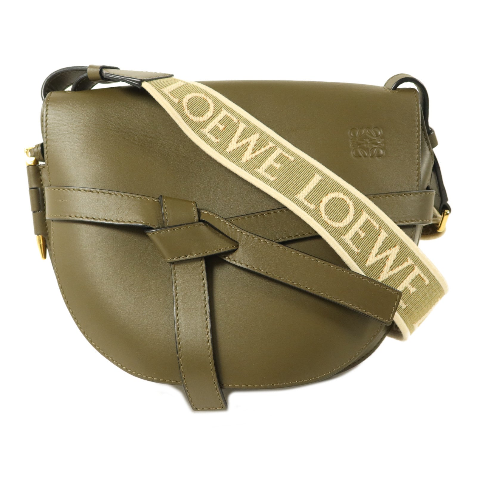 LOEWE 牛皮皮革Gate Small肩背袋