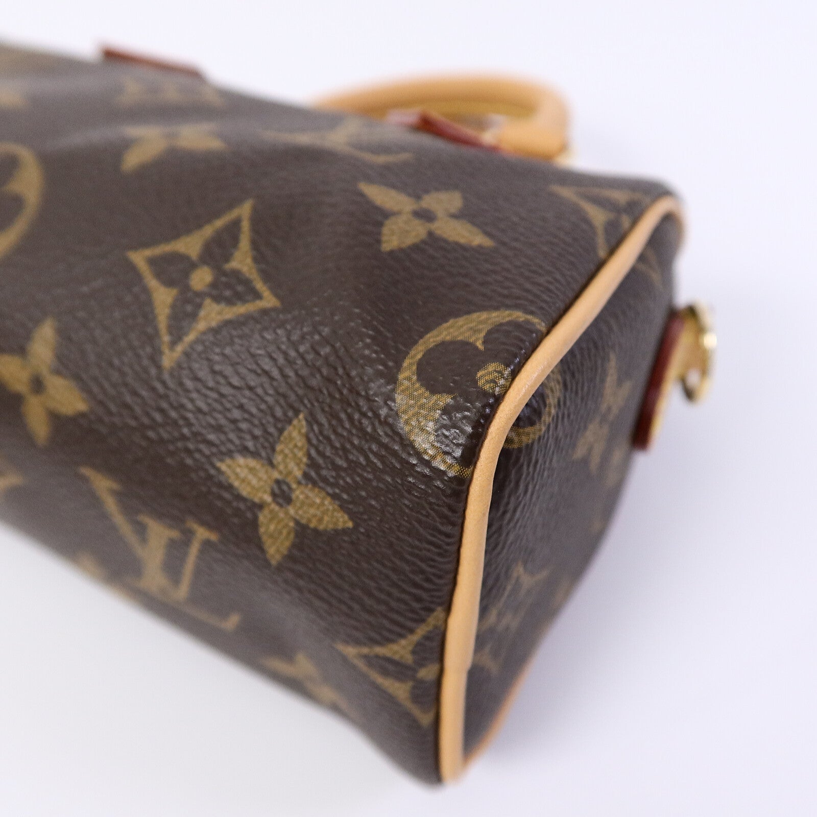 LOUIS VUITTON Monogram Nano Speedy手挽肩背兩用袋