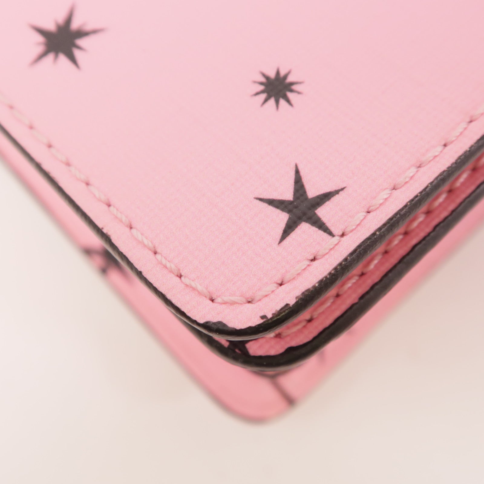 MOSCHINO 【激減優惠】皮革Space Teddy Mini Bag銀扣肩背袋