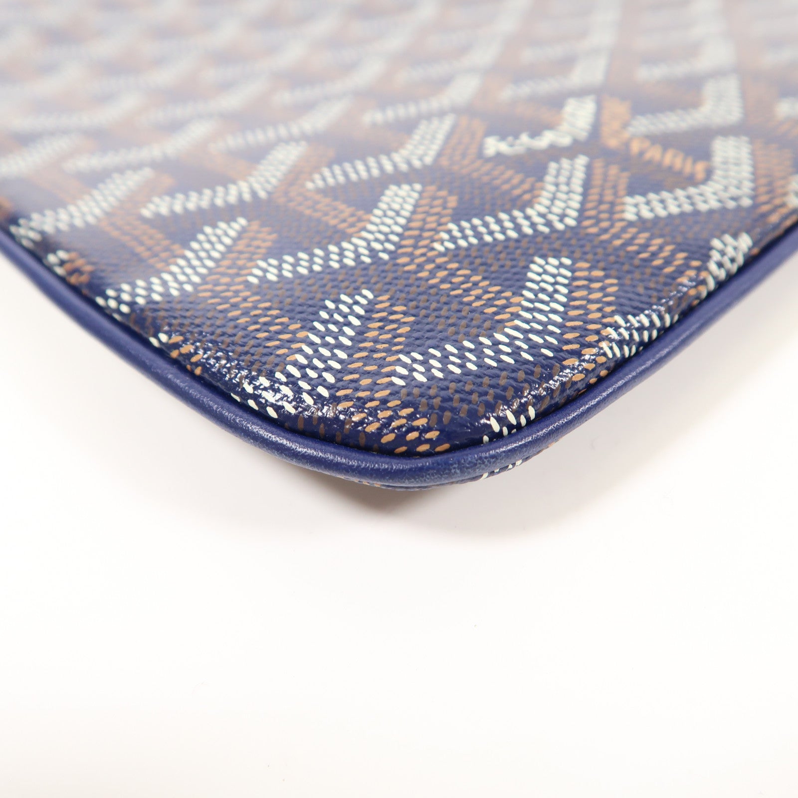 GOYARD 塗層帆布Senat Clutch銀扣手拿包