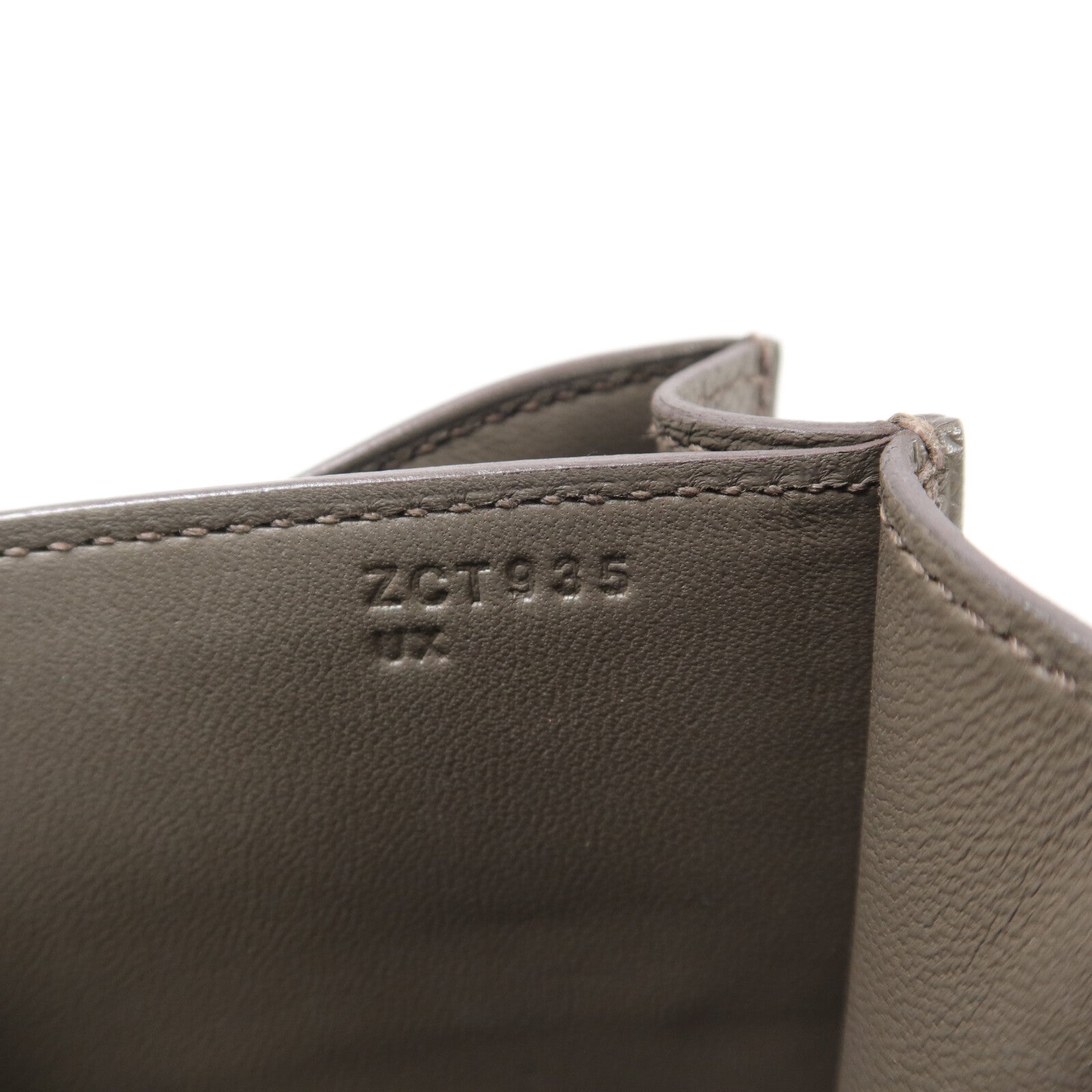 HERMES Epsom皮革Constance Mini肩背袋Gris Etain