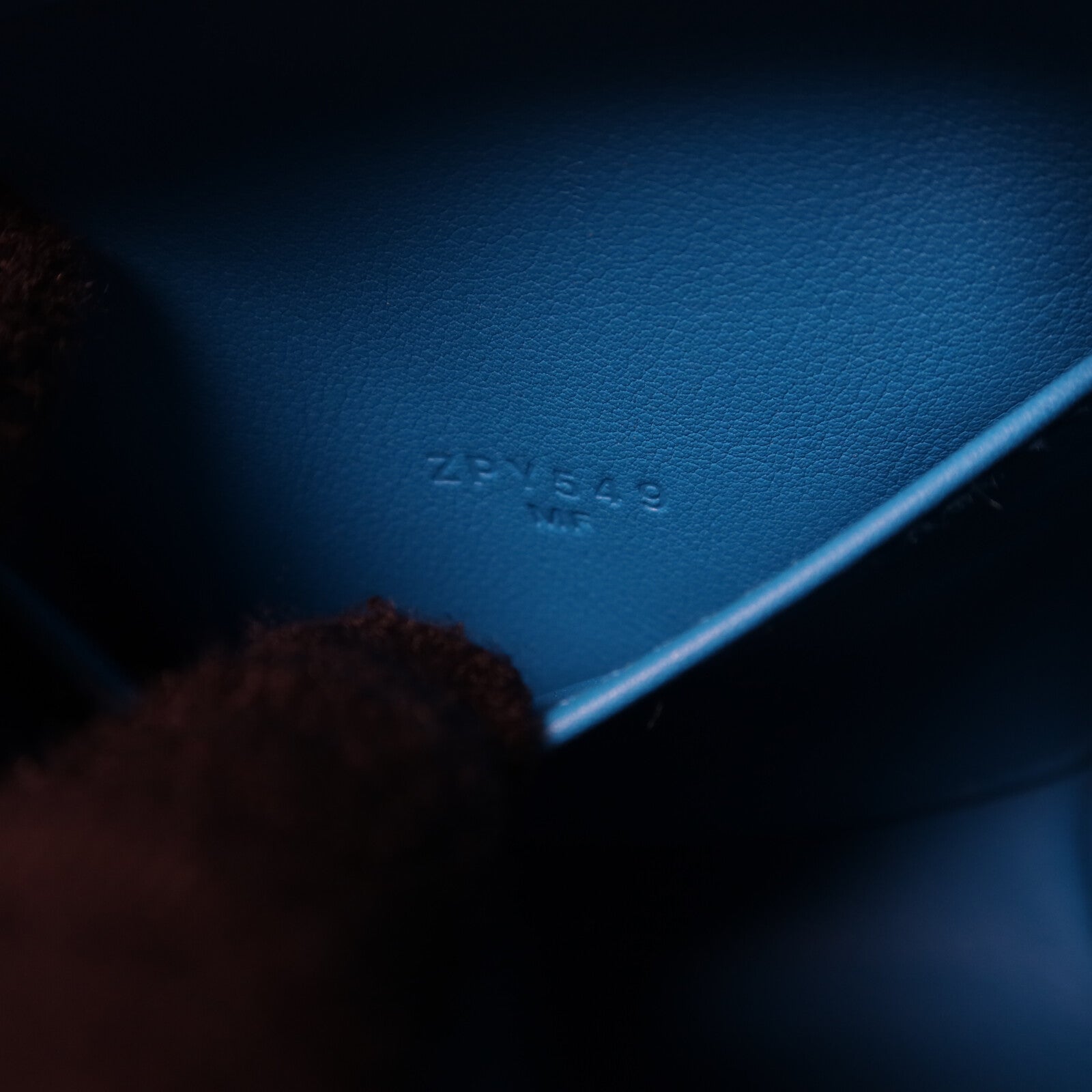 HERMES Swift皮革Mini Lindy銀扣手挽肩背兩用袋Bleu Frida
