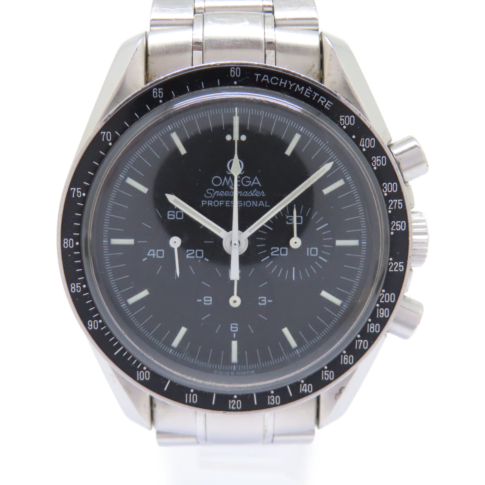 OMEGA Speedmaster Professional Moonwatch不鏽鋼手錶自動機芯黑色