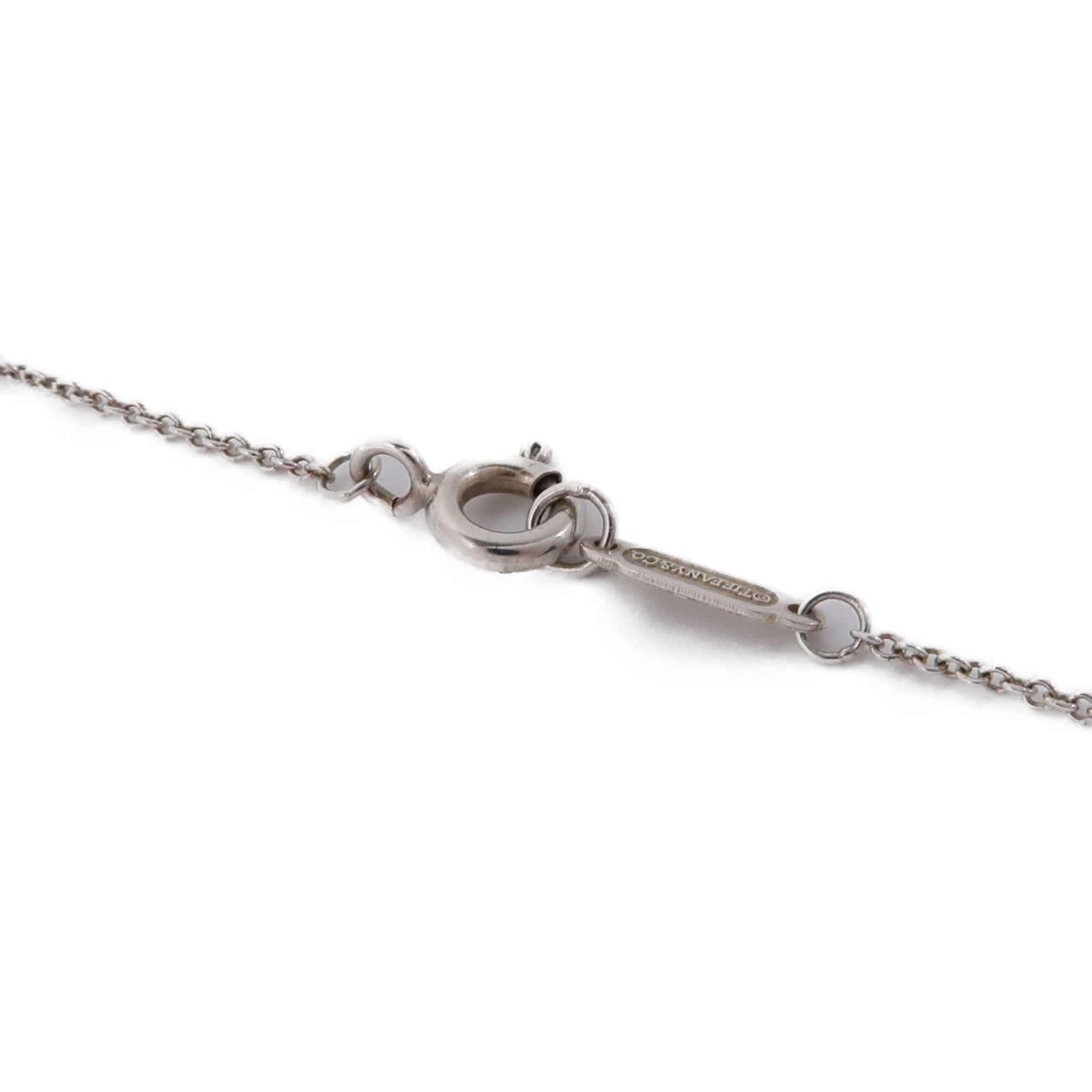 TIFFANY＆CO 925純銀Heart Tag with Key Necklace項鍊