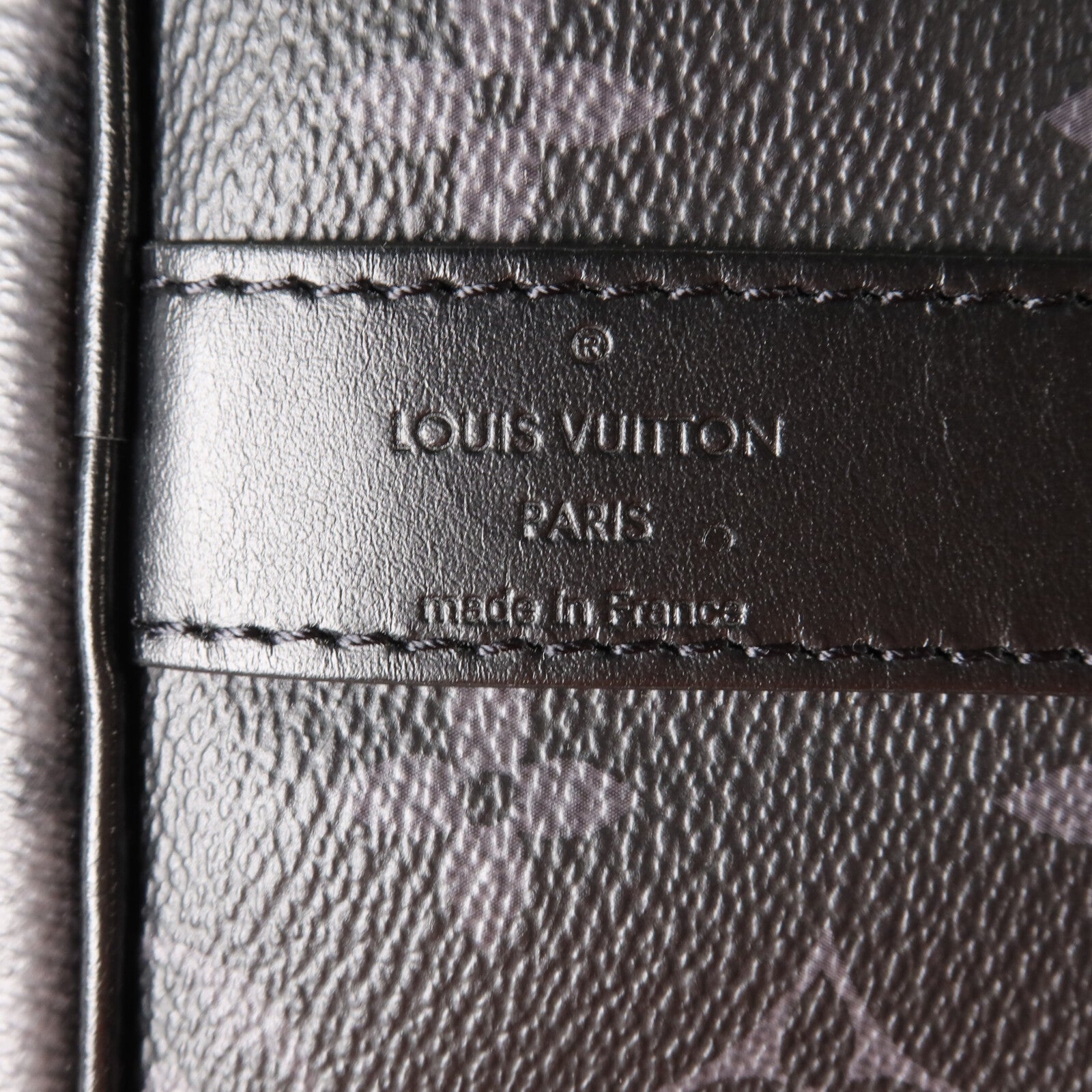 LOUIS VUITTON Monogram Eclipse Keepall Bandouliere 50手挽肩背兩用袋