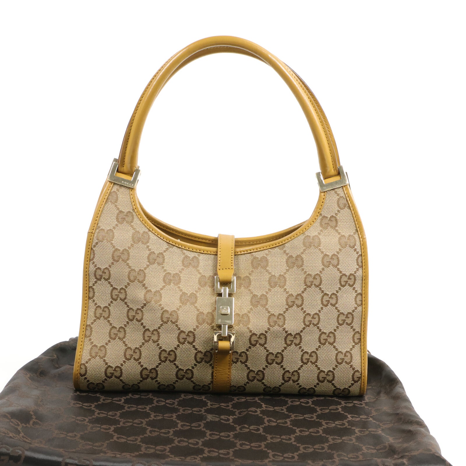 GUCCI 帆布Jackie肩背袋