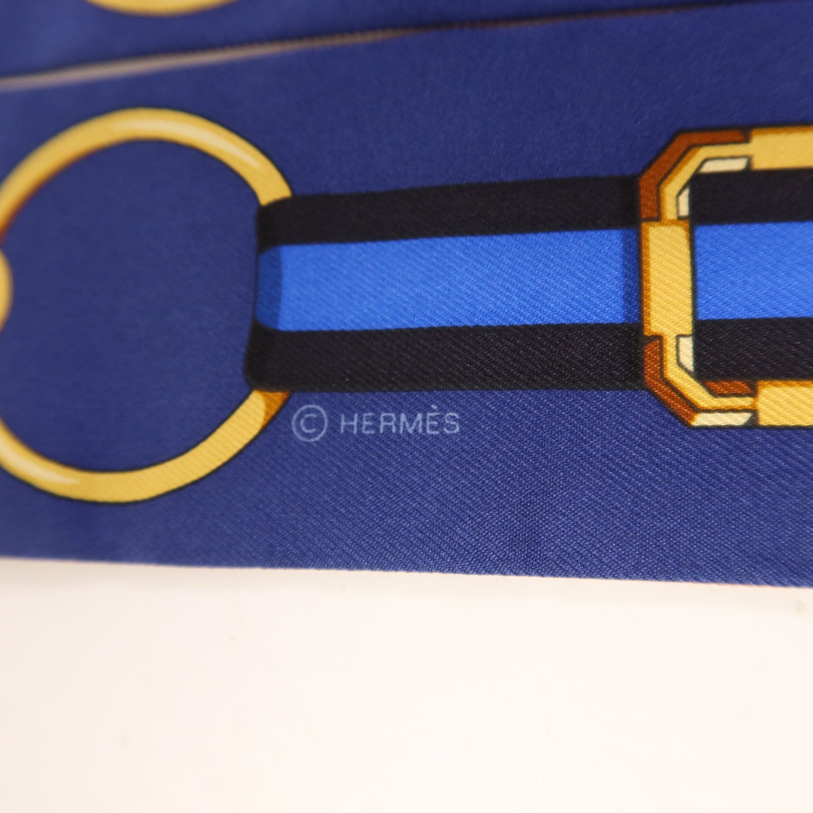 HERMES 絲質Twilly絲巾
