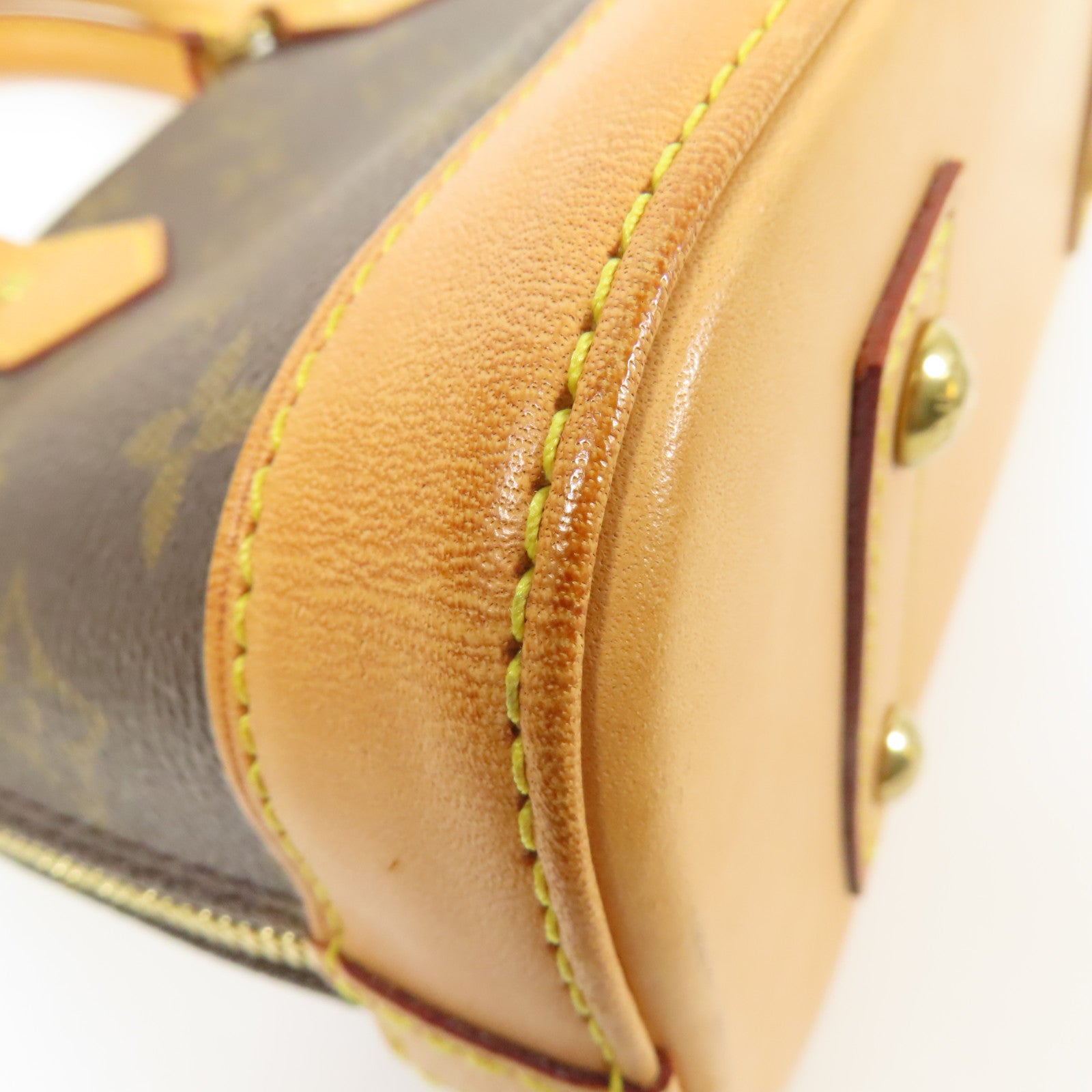 LOUIS VUITTON LV GHW Alma BB 2 Way Shoulder Bag Handbag 53152 Monogram Brown