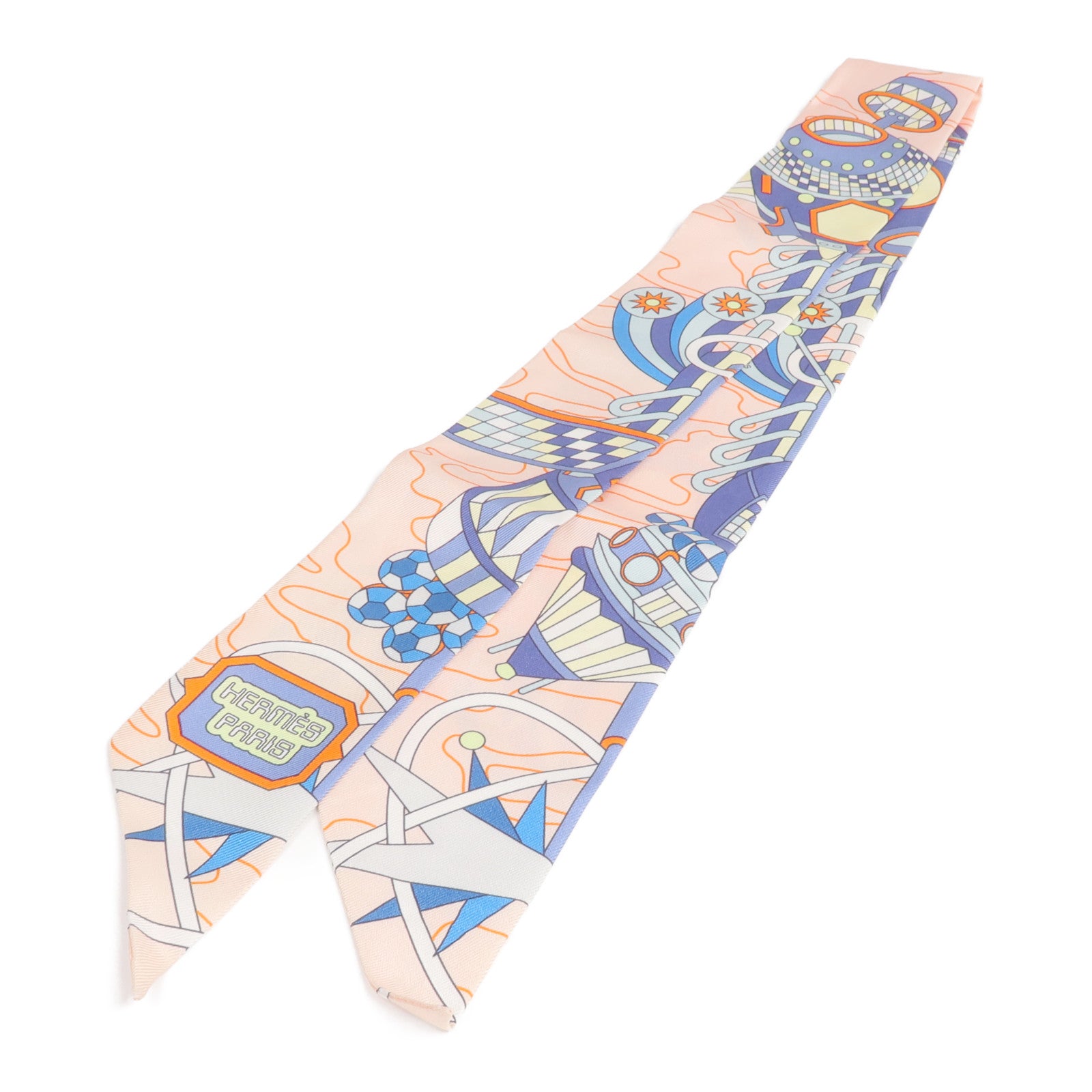 HERMES 絲質Twilly絲巾