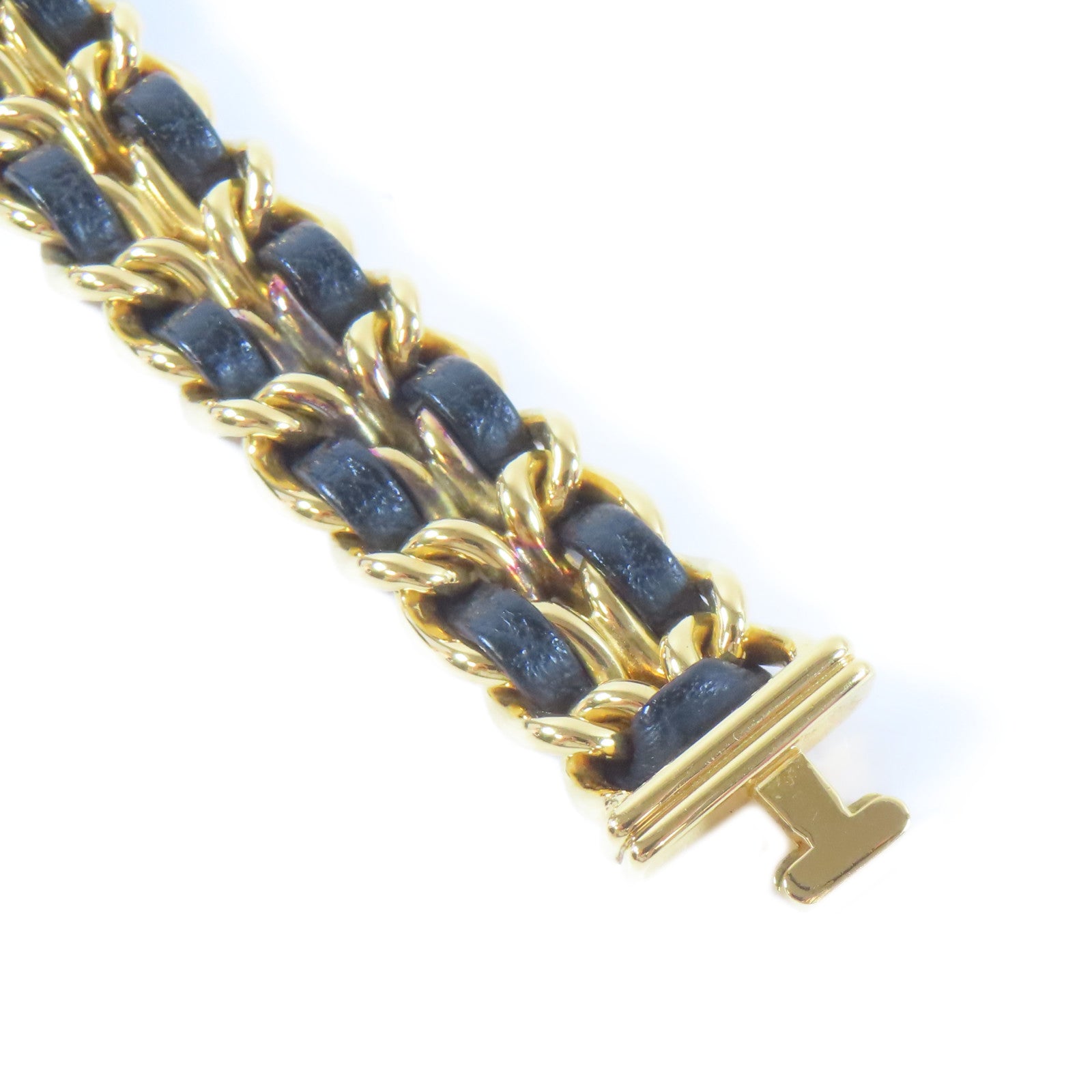 CHANEL Premiere S鍍金石英機芯手錶黑色#13.75cm